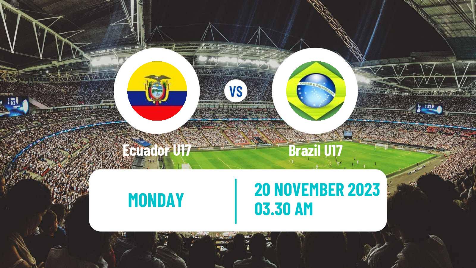 Soccer FIFA World Cup U17 Ecuador U17 - Brazil U17