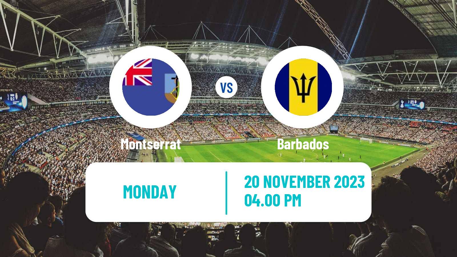 Soccer CONCACAF Nations League Montserrat - Barbados