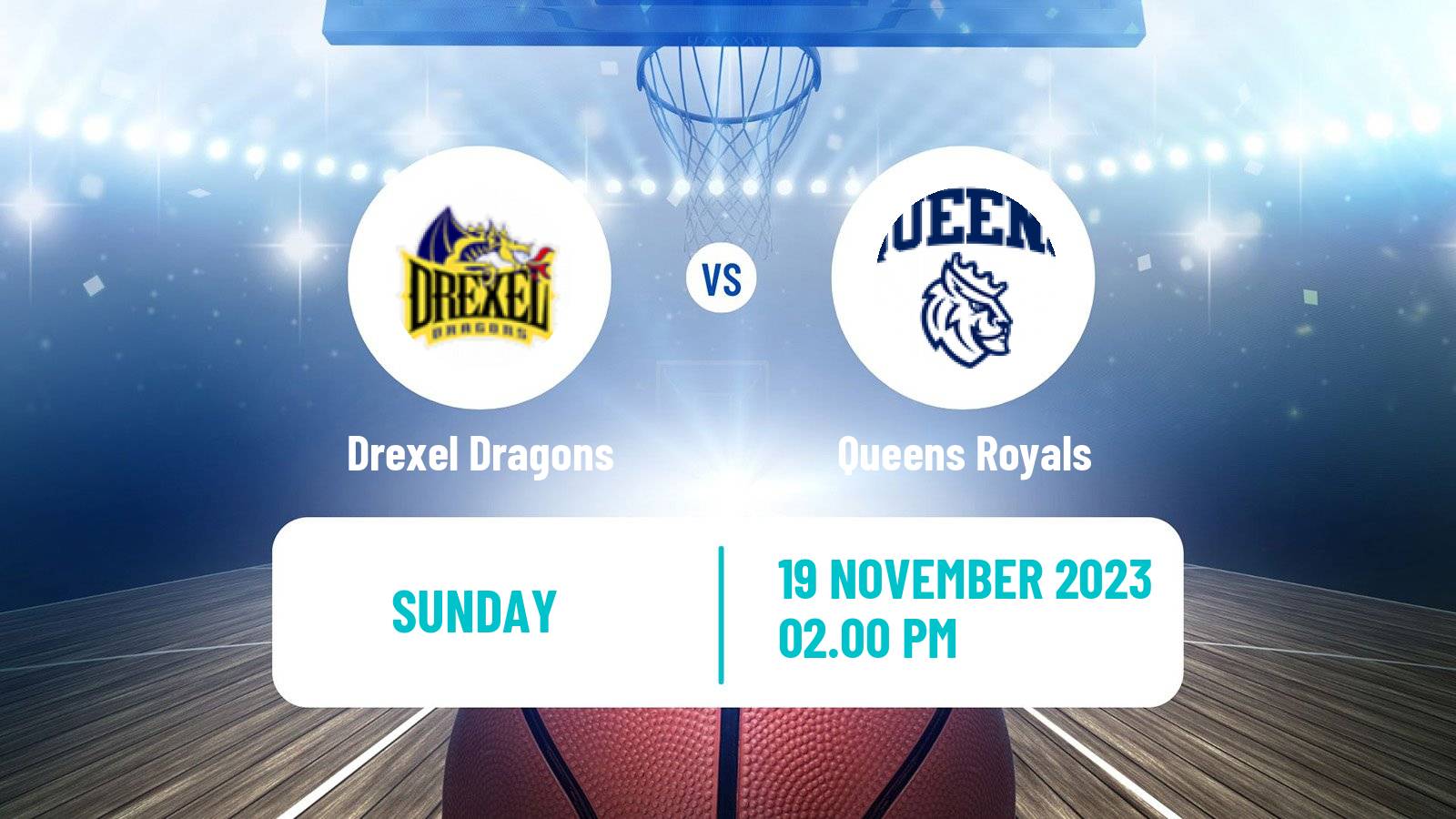 Basketball NCAA College Basketball Drexel Dragons - Queens Royals