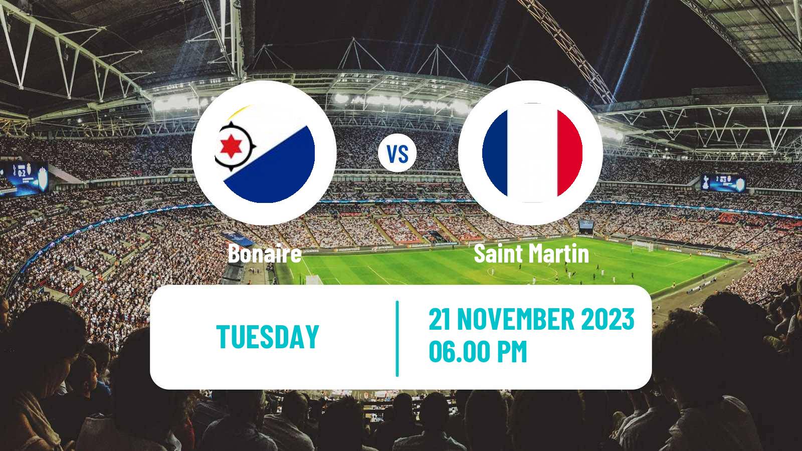 Soccer CONCACAF Nations League Bonaire - Saint Martin