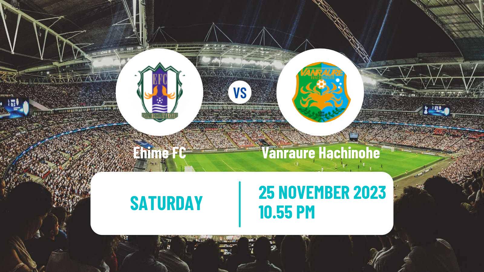 Soccer Japan J3 League Ehime - Vanraure Hachinohe