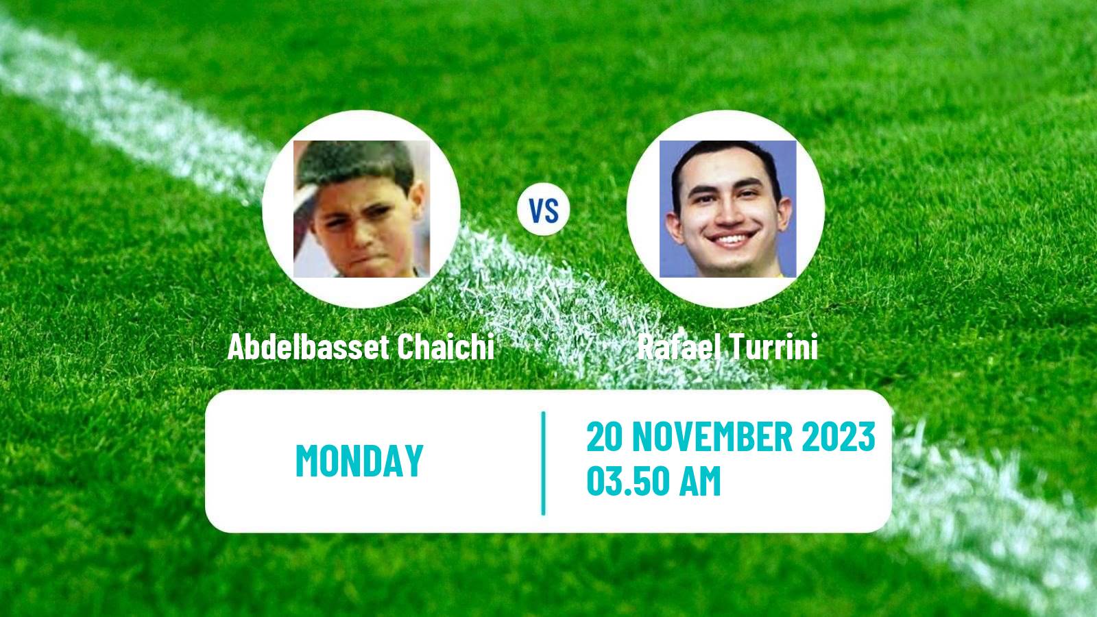 Table tennis Challenger Series Men Abdelbasset Chaichi - Rafael Turrini