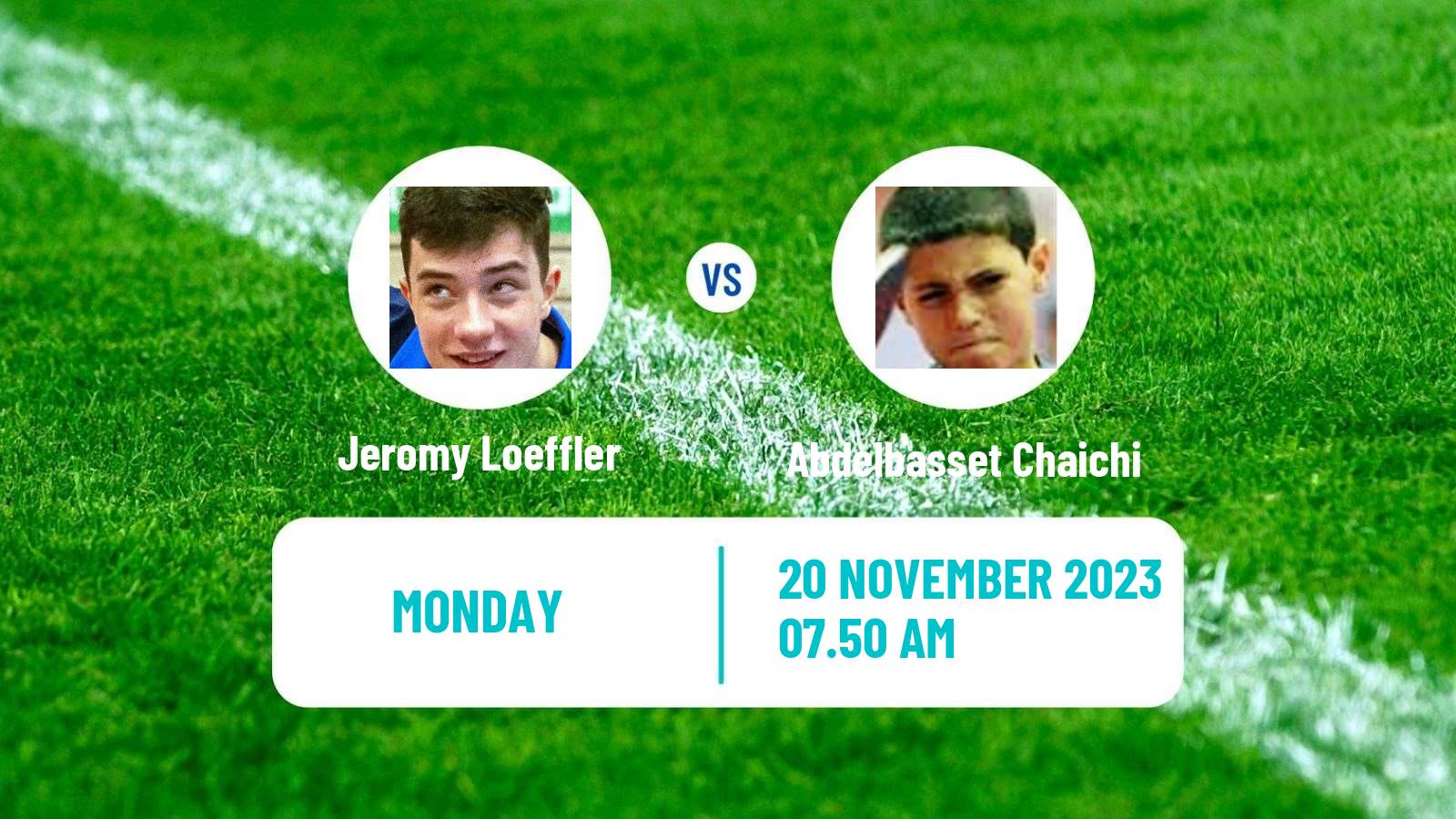 Table tennis Challenger Series Men Jeromy Loeffler - Abdelbasset Chaichi