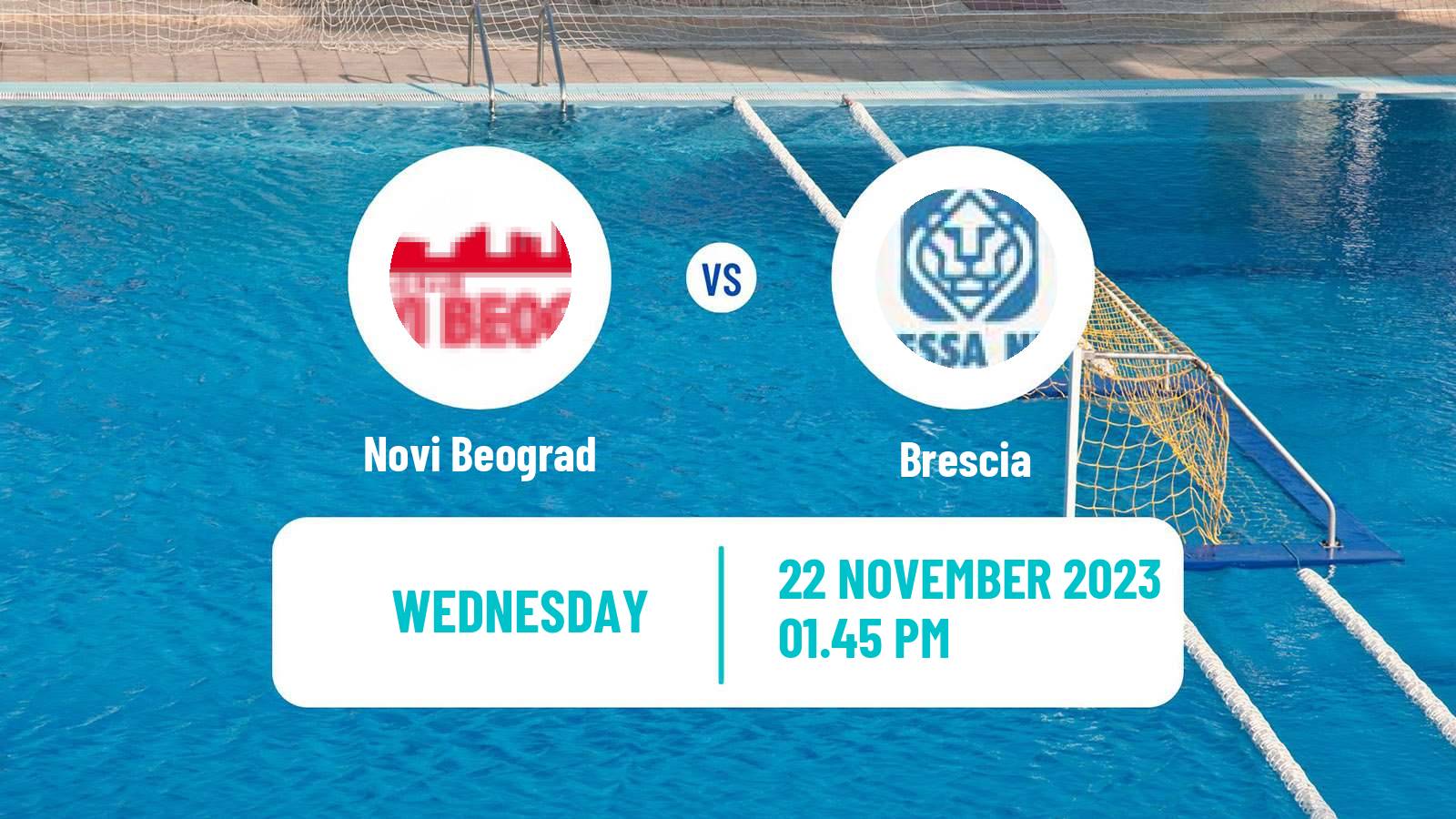 Water polo Champions League Water Polo Novi Beograd - Brescia