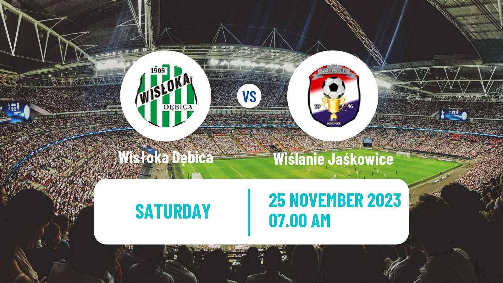 Football Polish Division 3 - Group IV Wisłoka Dębica - Wiślanie Jaśkowice