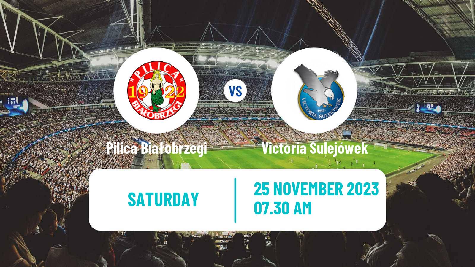 Football Polish Division 3 - Group I Pilica Białobrzegi - Victoria Sulejówek