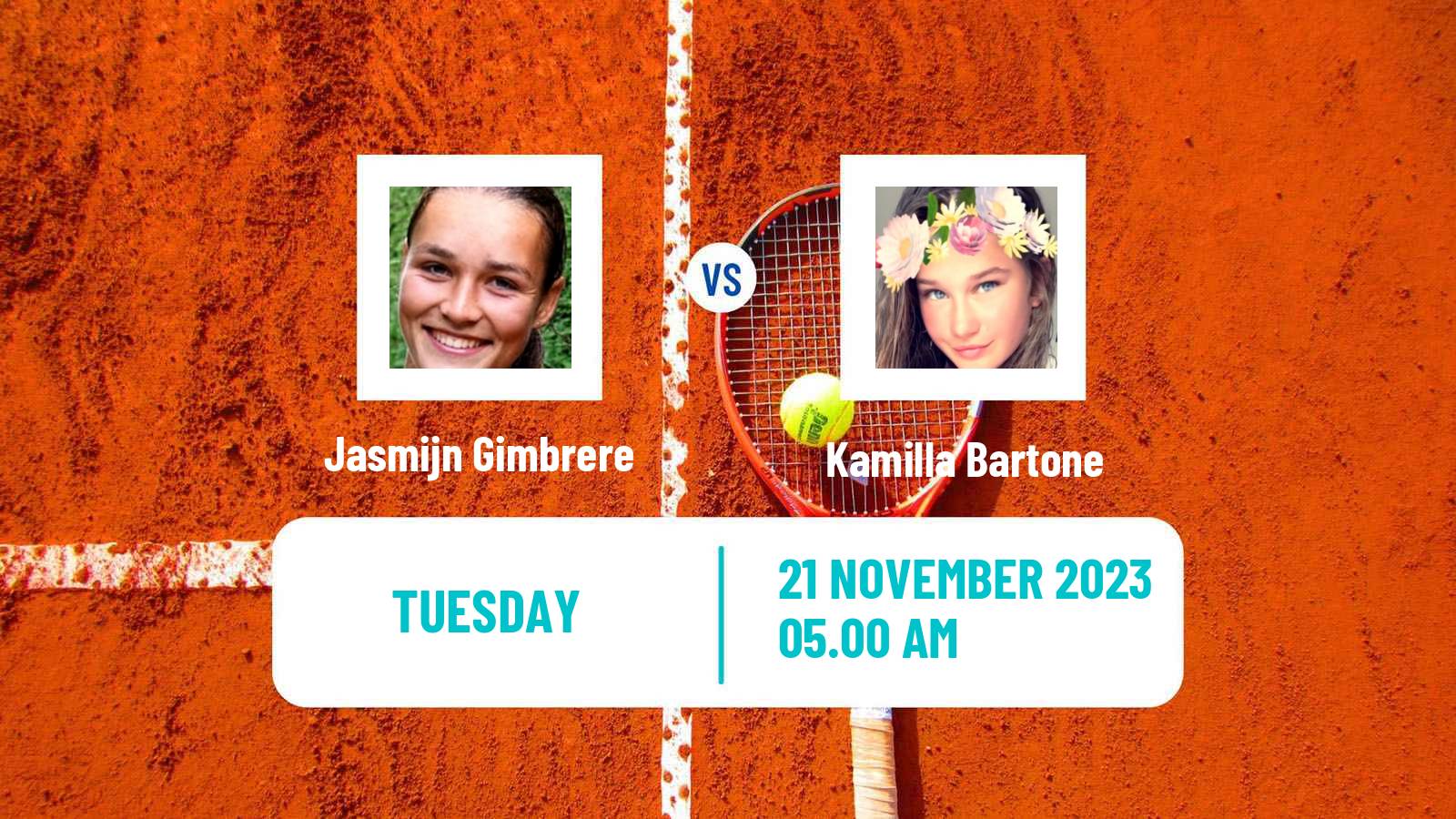 Tennis ITF W25 Ortisei Women Jasmijn Gimbrere - Kamilla Bartone