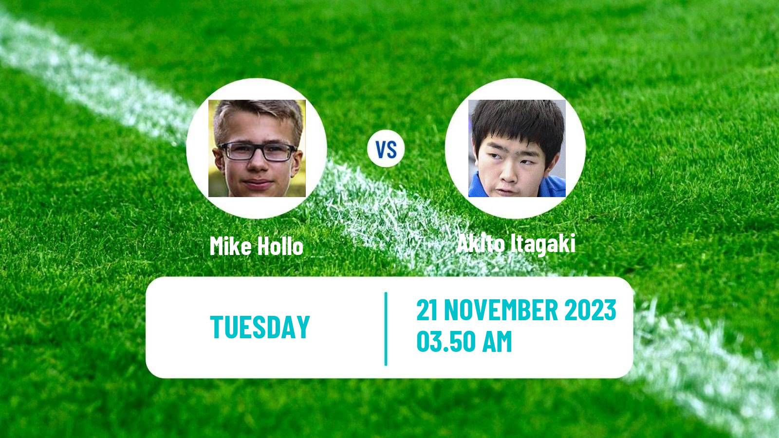 Table tennis Challenger Series Men Mike Hollo - Akito Itagaki