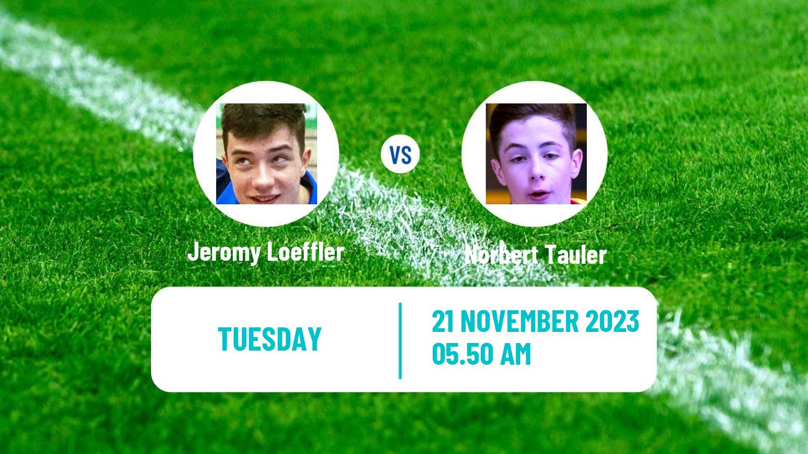 Table tennis Challenger Series Men Jeromy Loeffler - Norbert Tauler