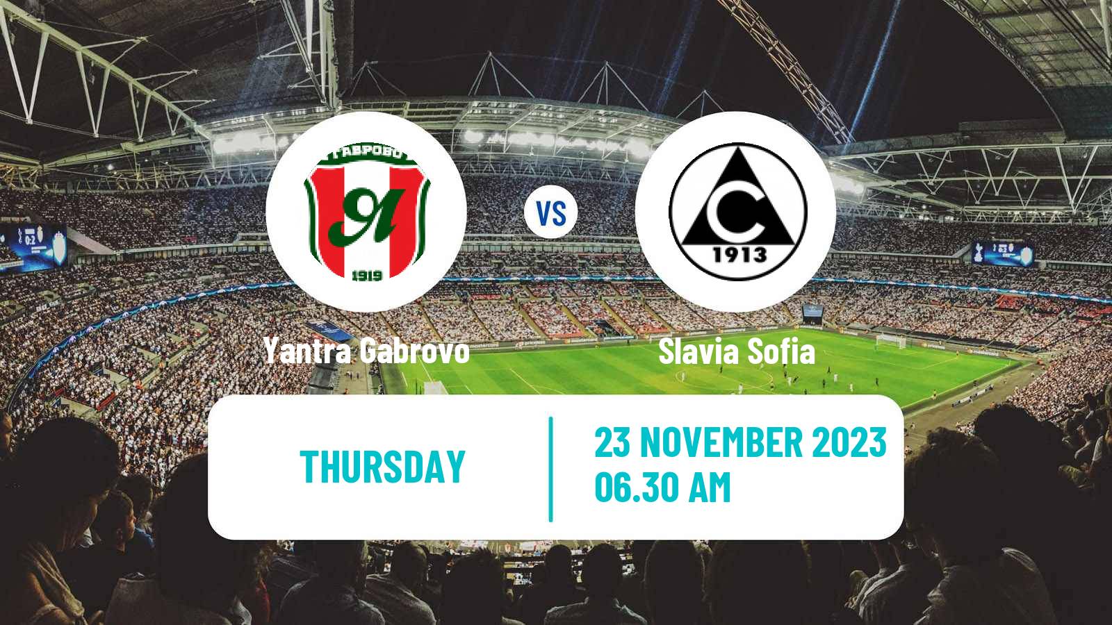 Soccer Bulgarian Cup Yantra Gabrovo - Slavia Sofia
