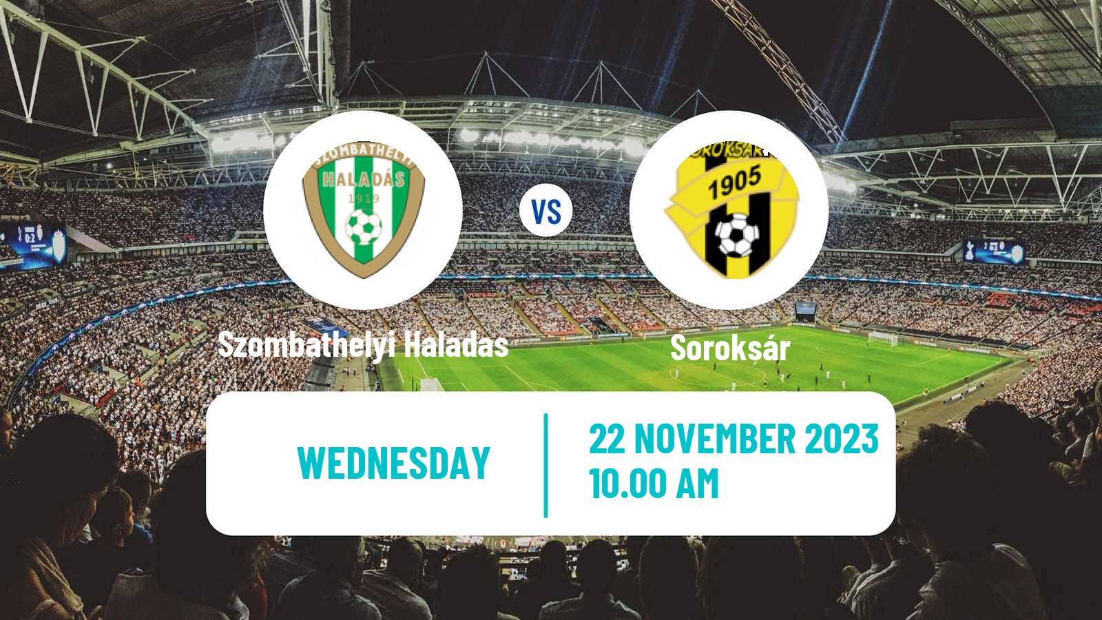 Soccer Hungarian NB I Women Szombathelyi Haladas - Soroksár