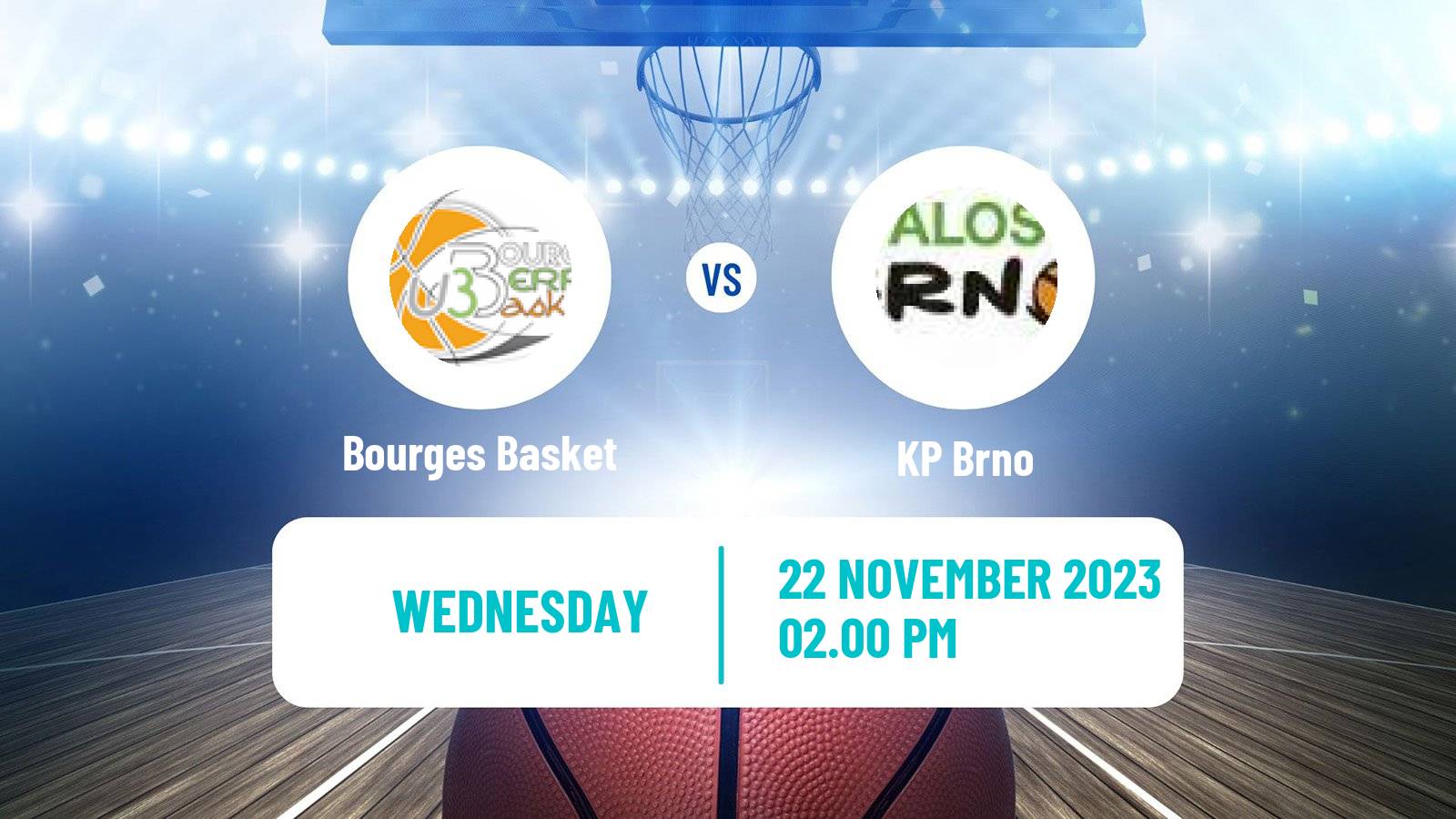 Basketball Eurocup Women Bourges Basket - KP Brno