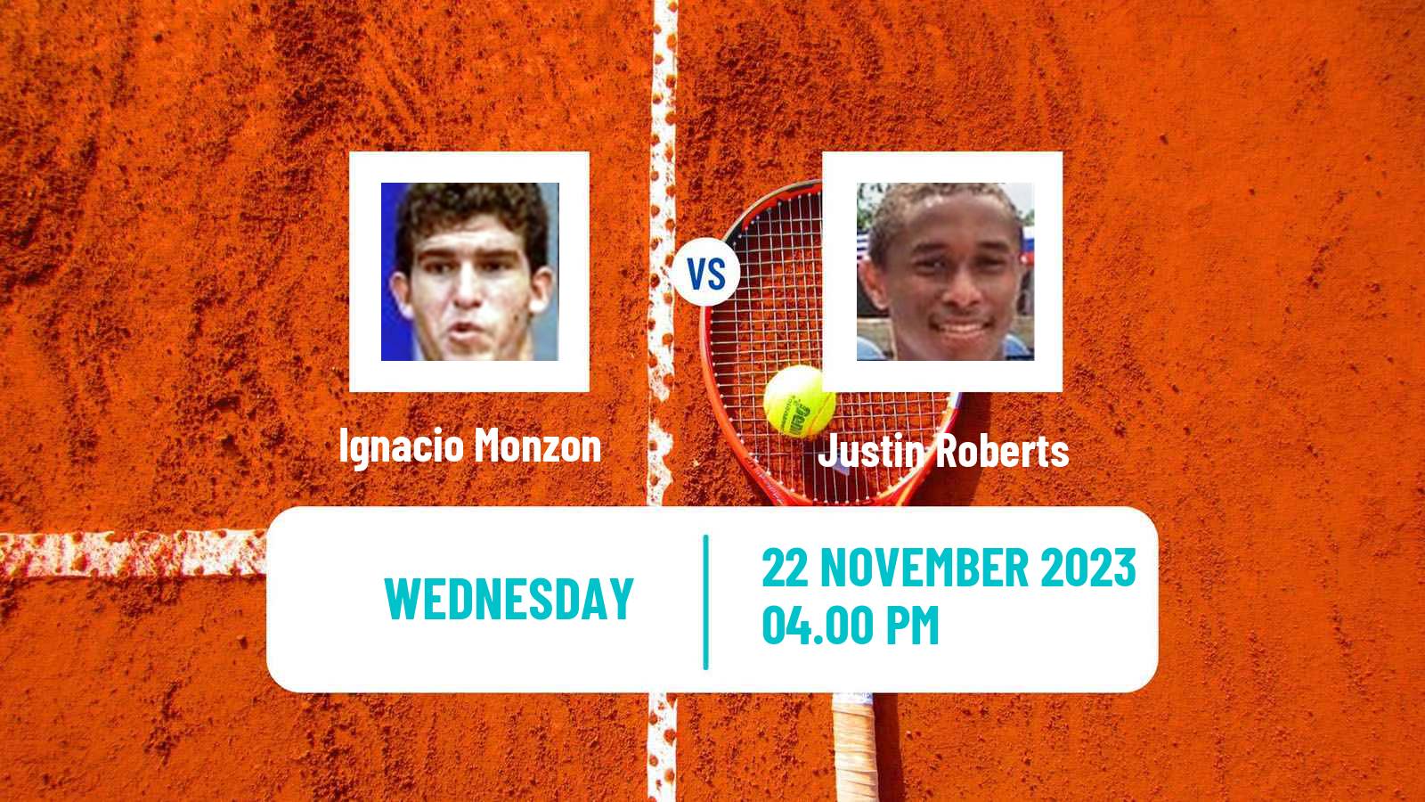 Tennis ITF M15 Santa Cruz Men Ignacio Monzon - Justin Roberts