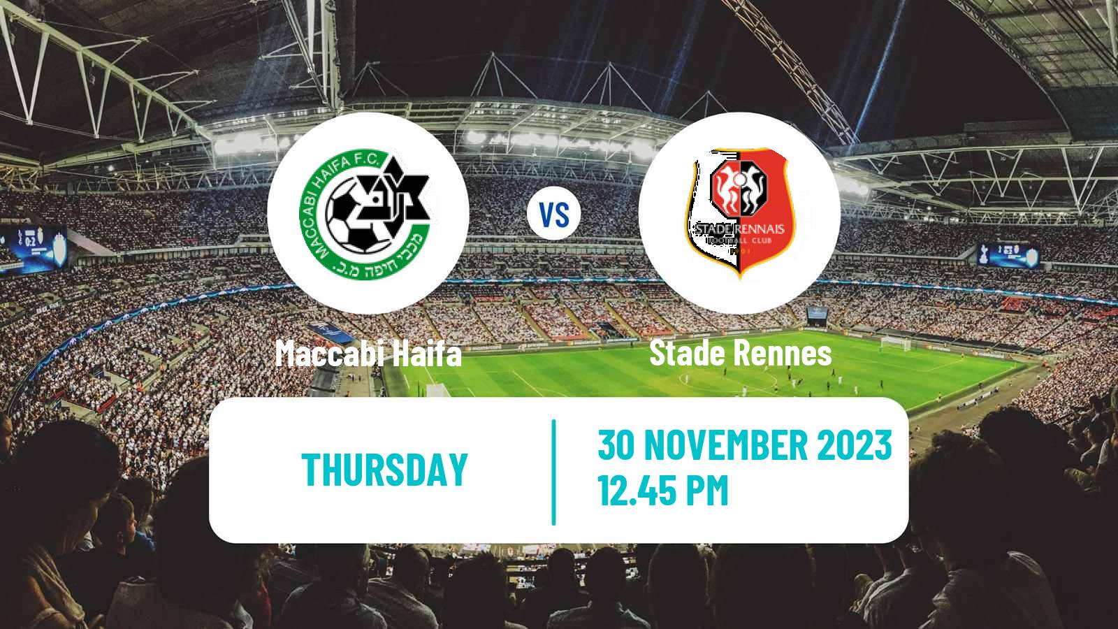 Soccer UEFA Europa League Maccabi Haifa - Rennes