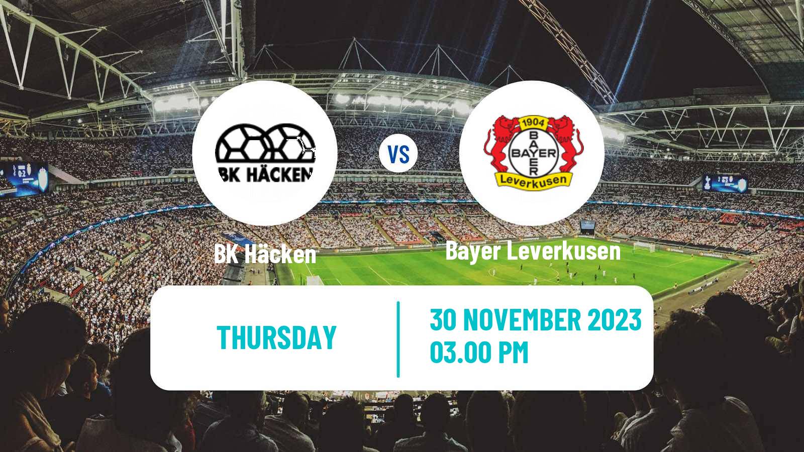 Soccer UEFA Europa League Häcken - Bayer Leverkusen