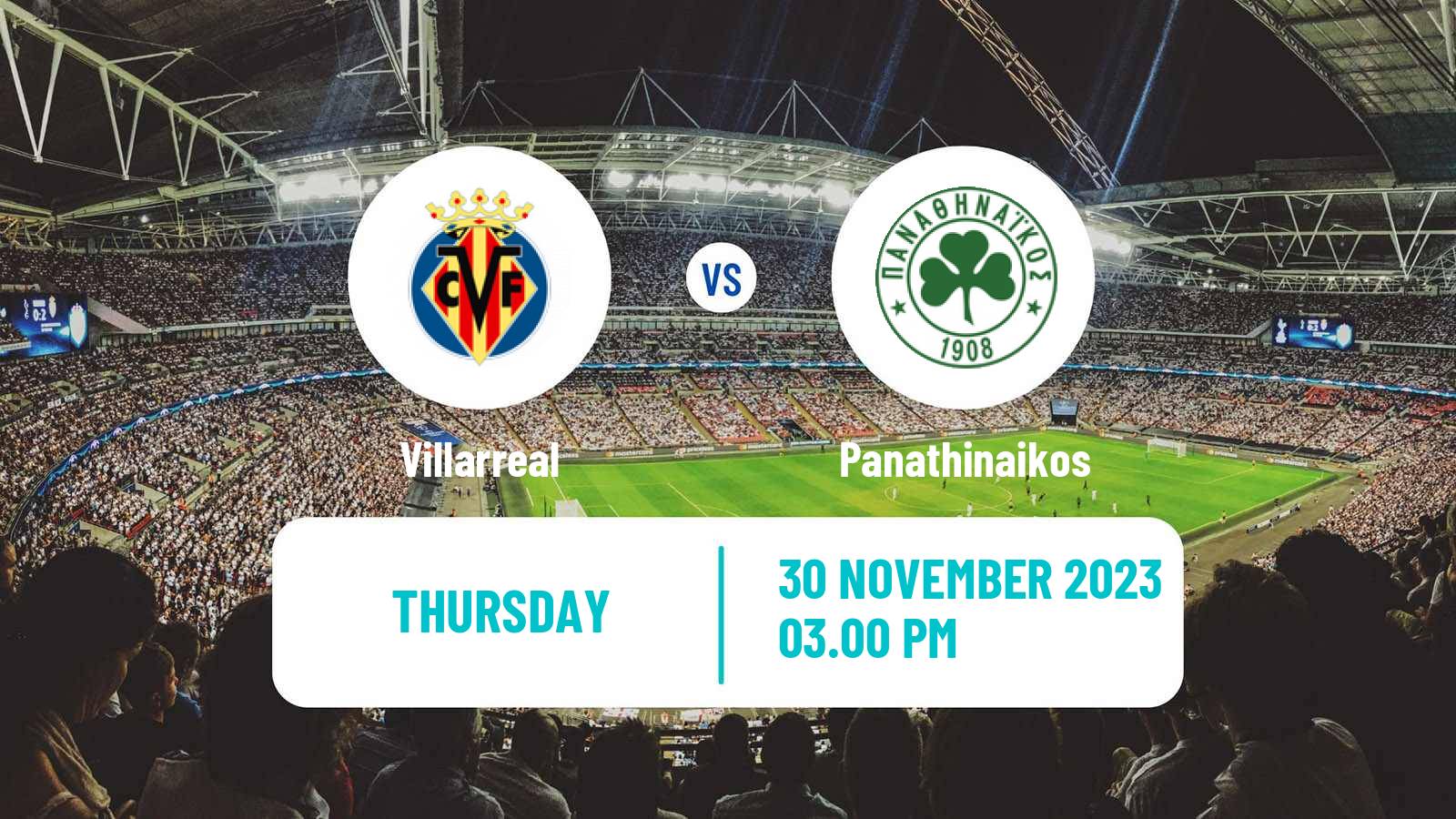 Soccer UEFA Europa League Villarreal - Panathinaikos
