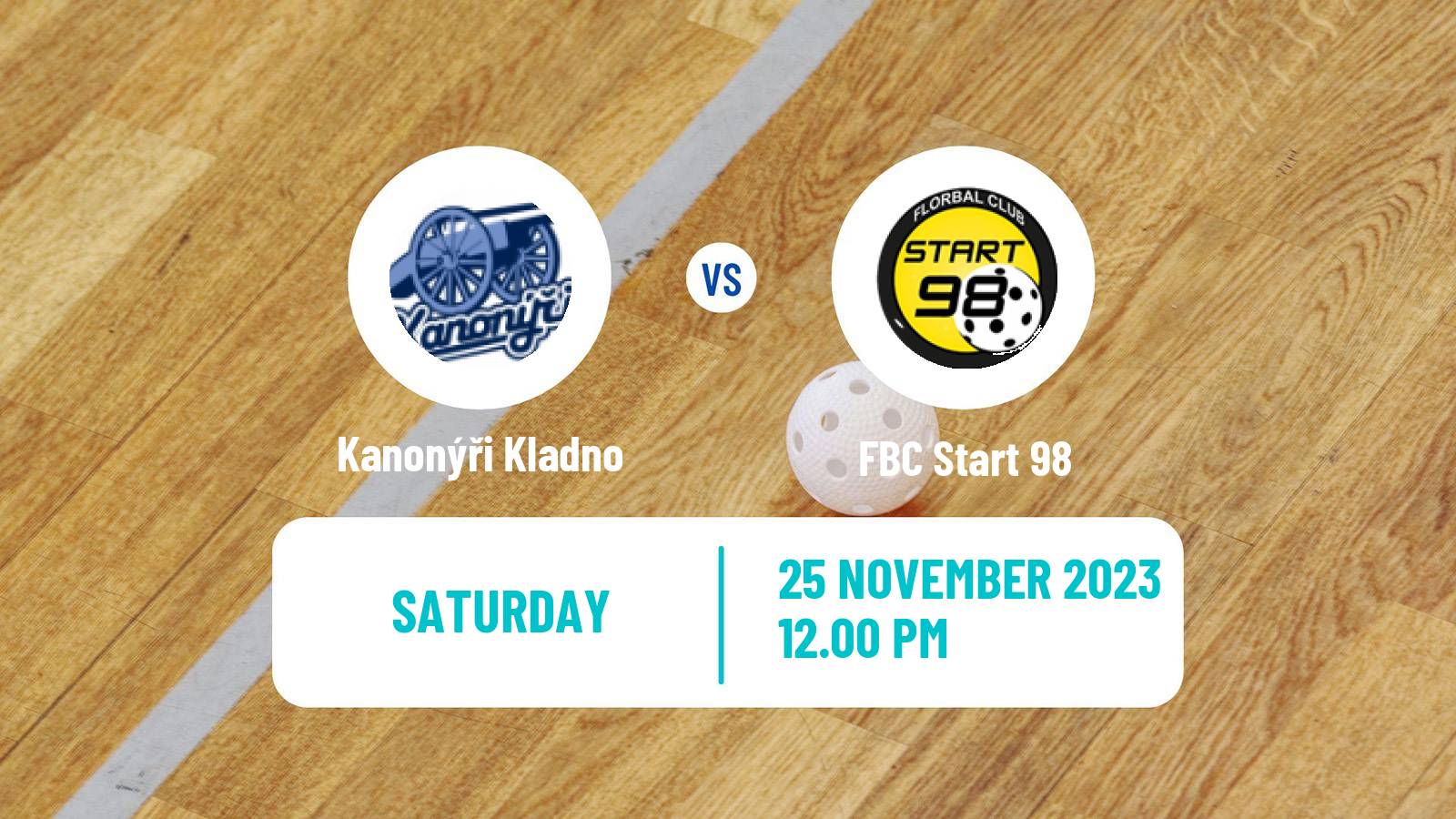 Floorball Czech 1 Liga Floorball Kanonýři Kladno - Start 98