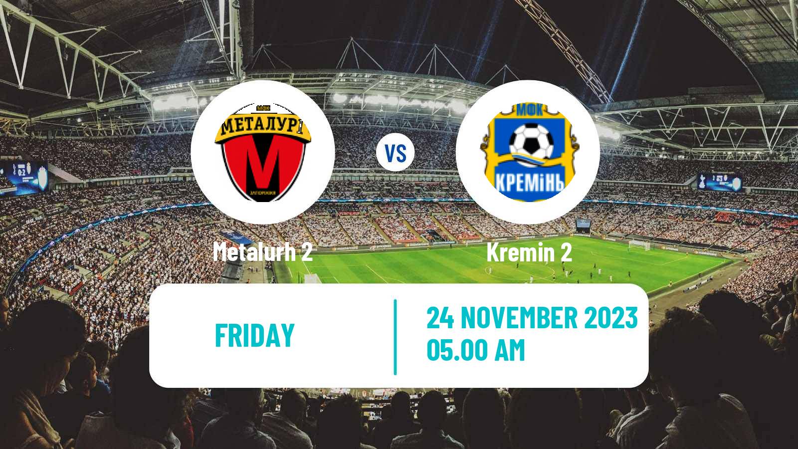 Soccer Ukrainian Druha Liga Metalurh 2 - Kremin 2