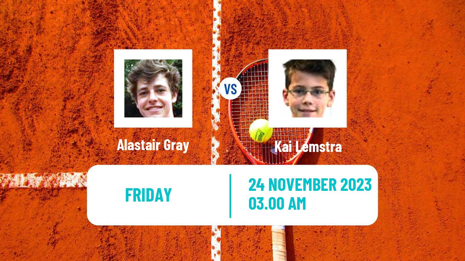 Tennis ITF M15 Heraklion 6 Men Alastair Gray - Kai Lemstra