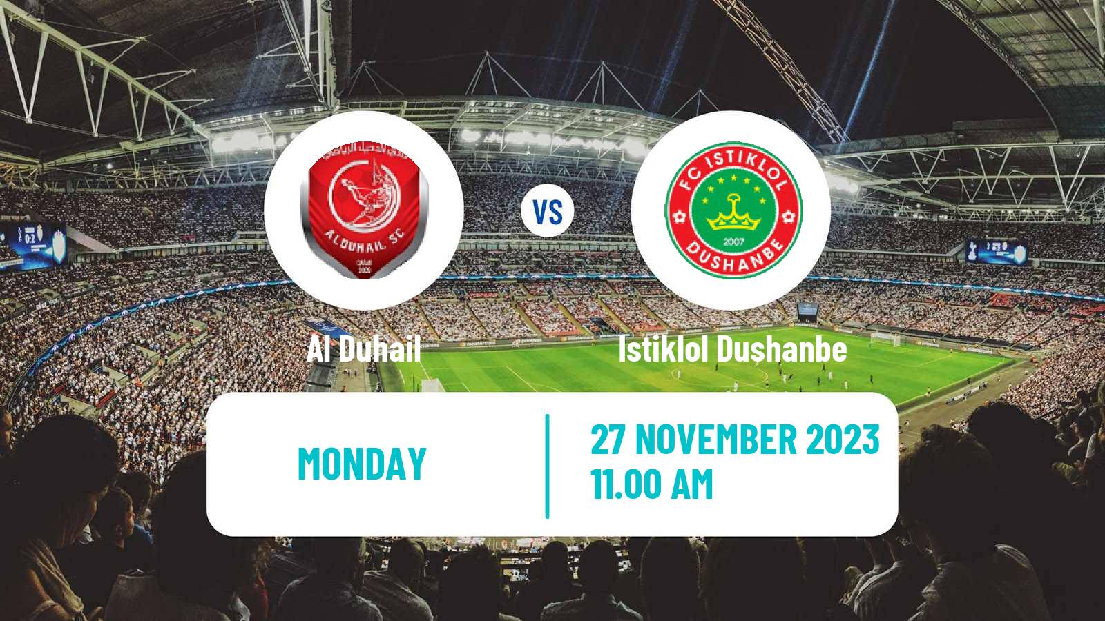 Soccer AFC Champions League Al Duhail - Istiklol Dushanbe
