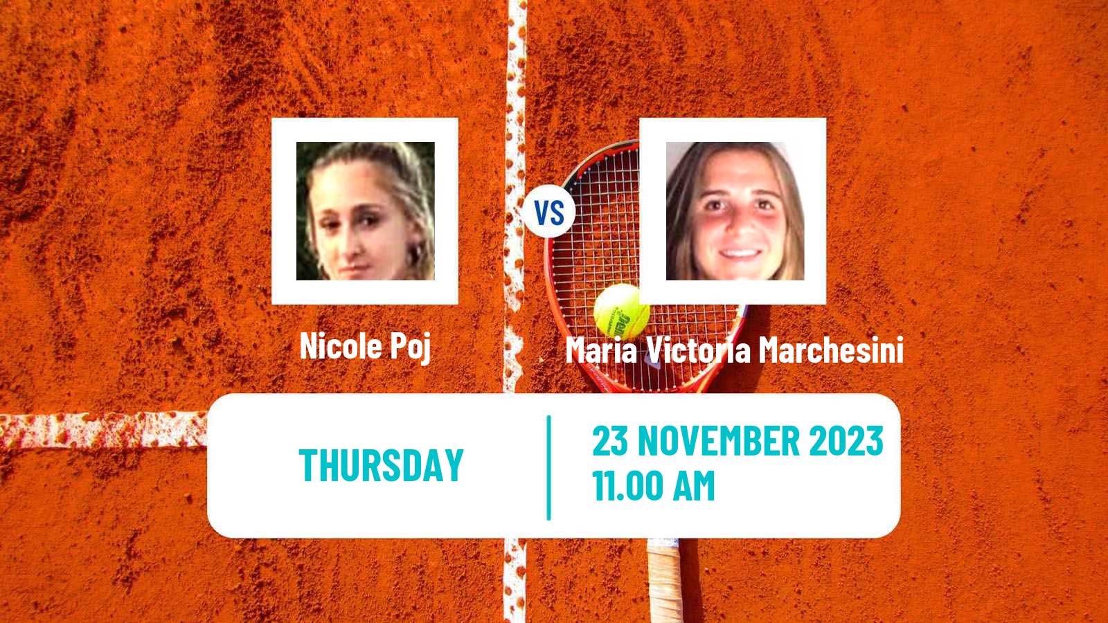 Tennis ITF W15 Cordoba Women Nicole Poj - Maria Victoria Marchesini