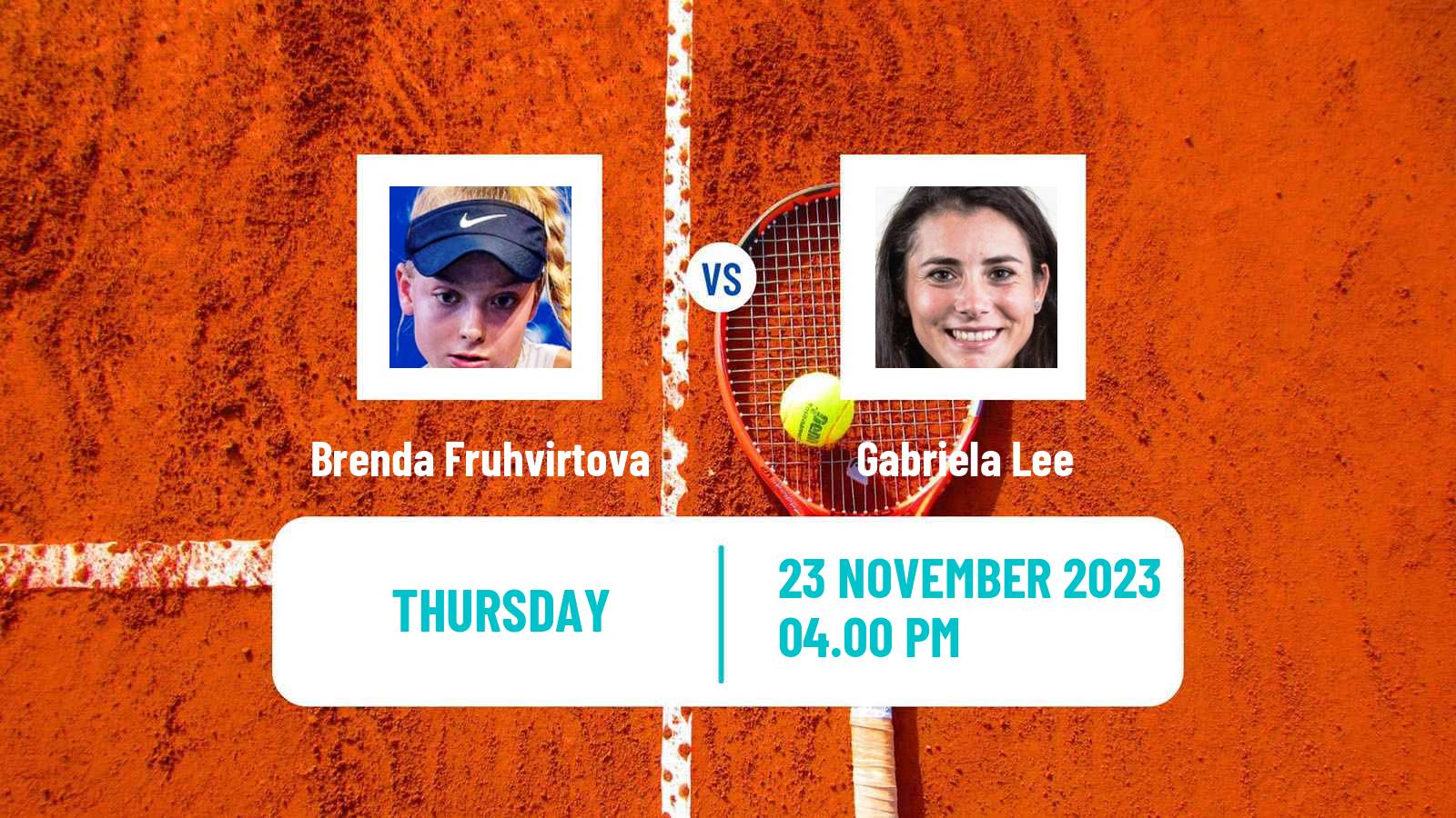 Tennis ITF W40 Guadalajara Women Brenda Fruhvirtova - Gabriela Lee
