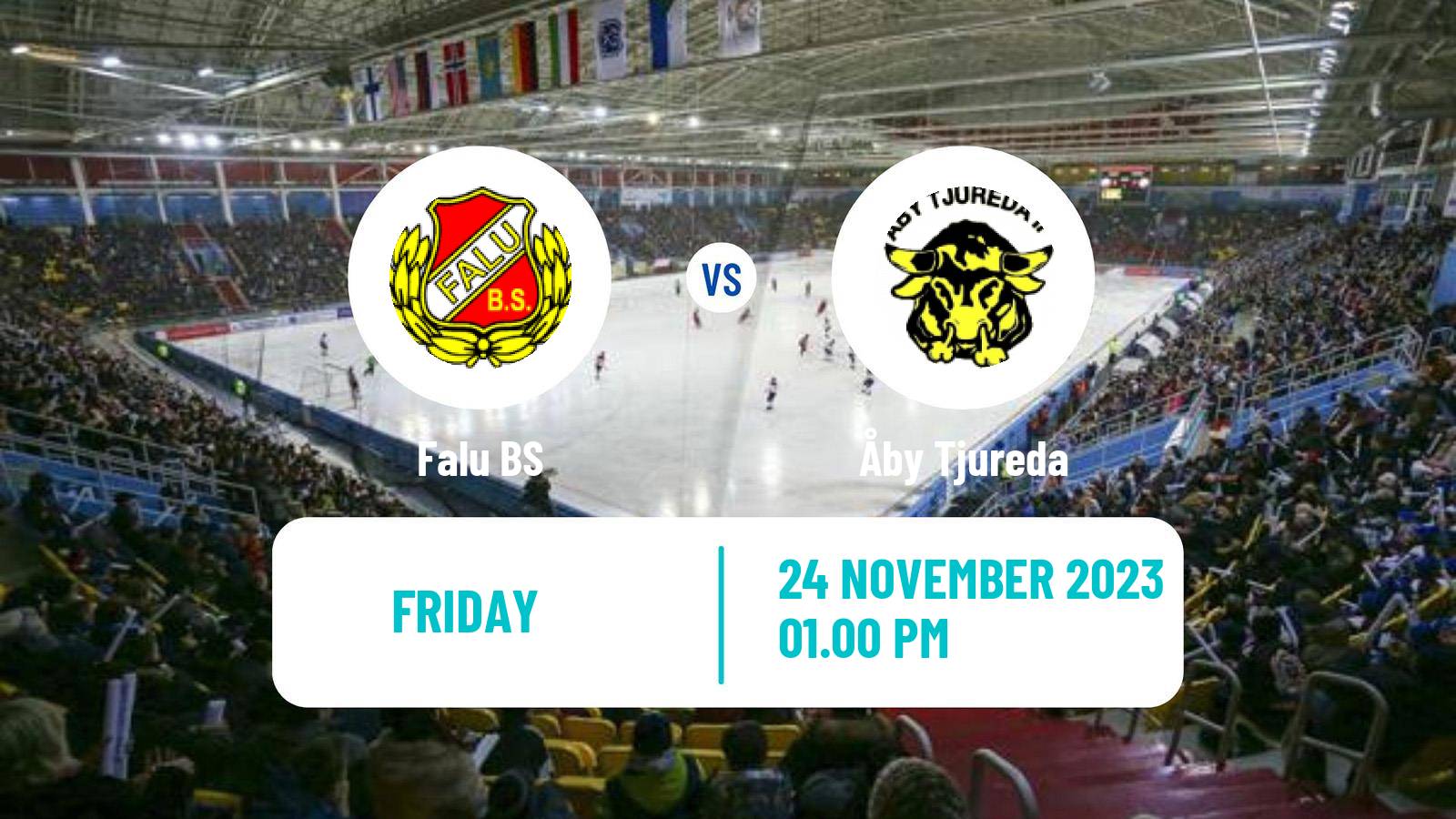 Bandy Swedish Allsvenskan Bandy Falu - Åby Tjureda