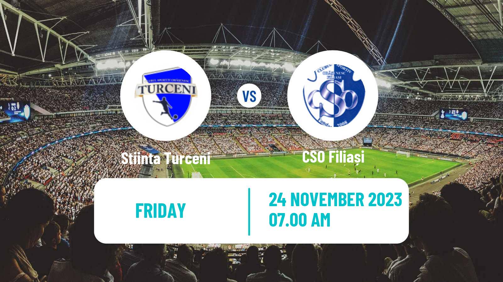 Soccer Romanian Liga 3 - Seria 7 Stiinta Turceni - Filiași