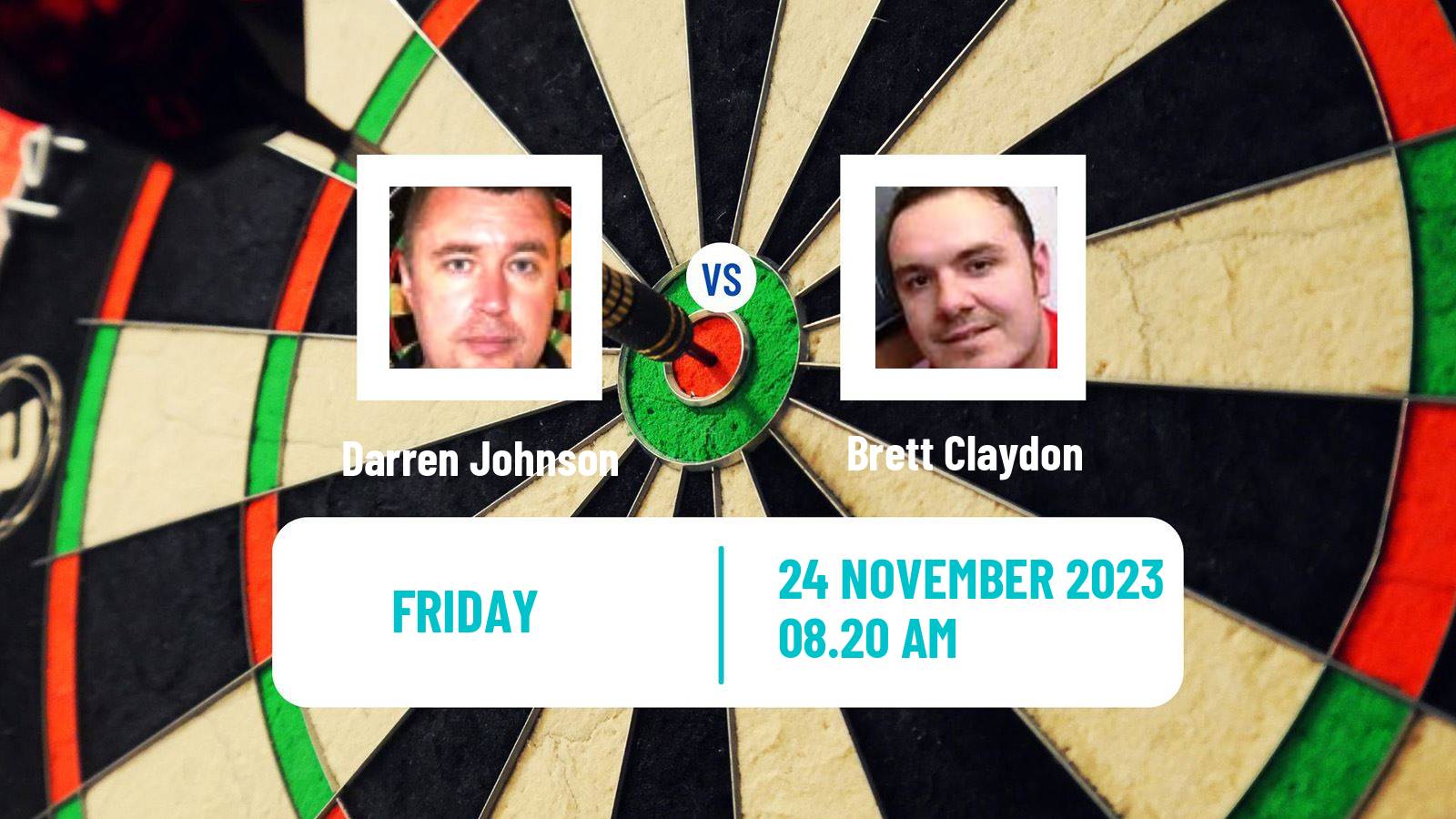 Darts Modus Super Series Darren Johnson - Brett Claydon