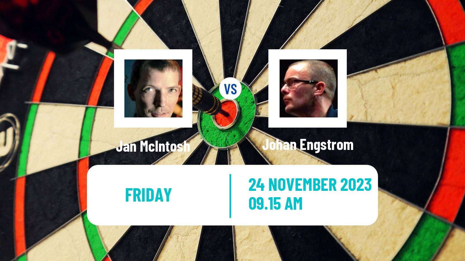 Darts Modus Super Series Jan McIntosh - Johan Engstrom