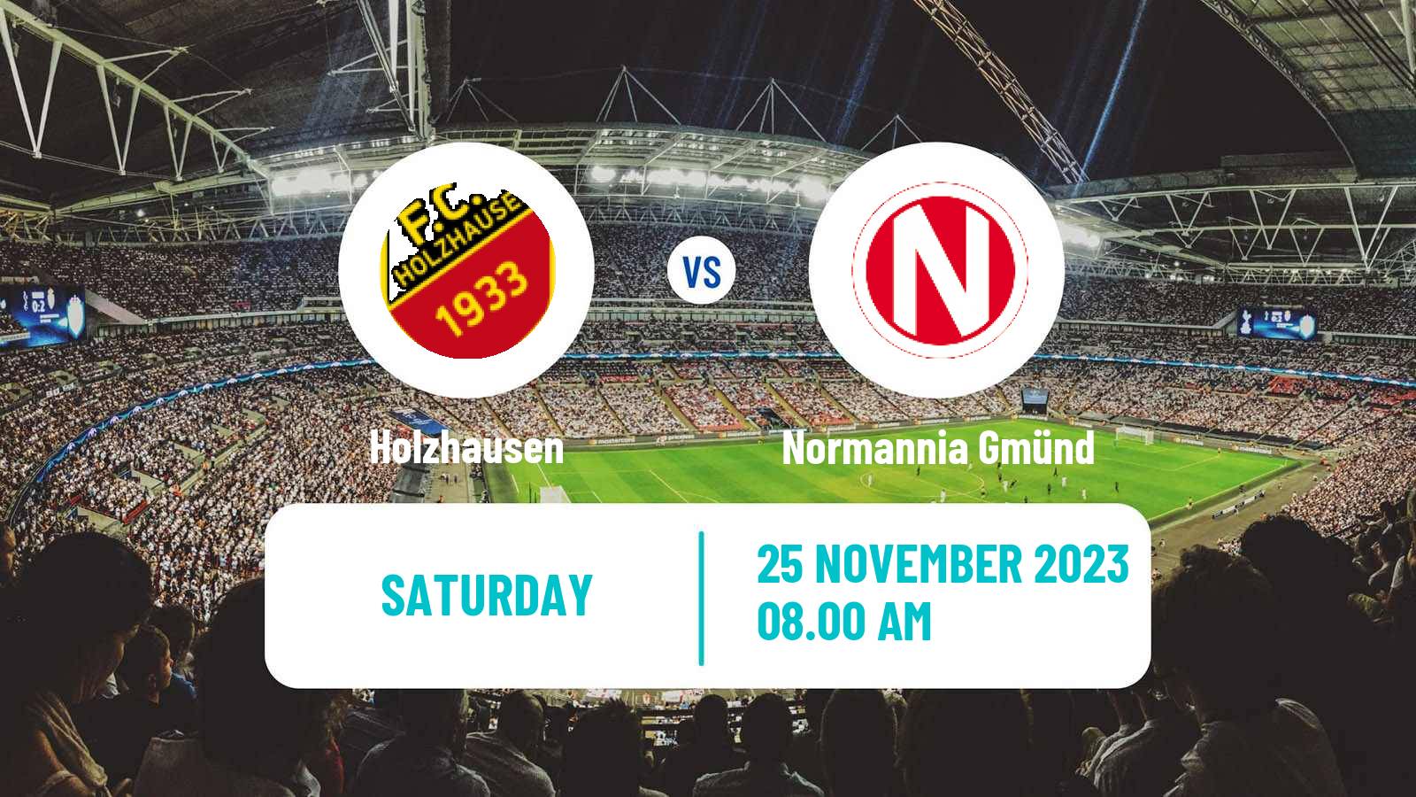 Soccer German Oberliga Baden-Württemberg Holzhausen - Normannia Gmünd
