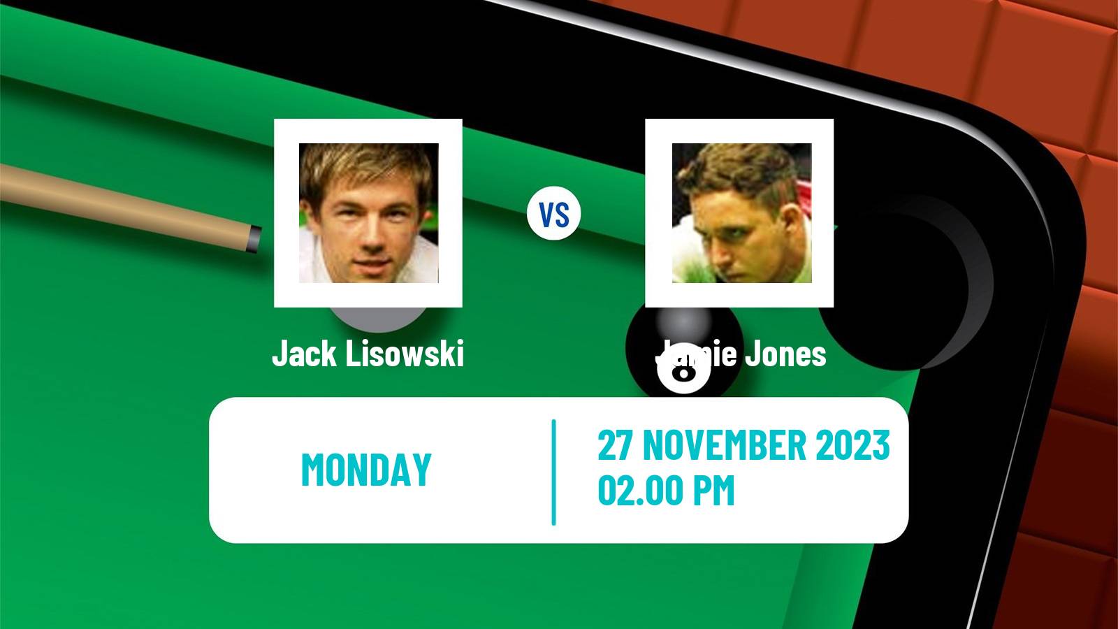 Snooker Uk Championship Jack Lisowski - Jamie Jones