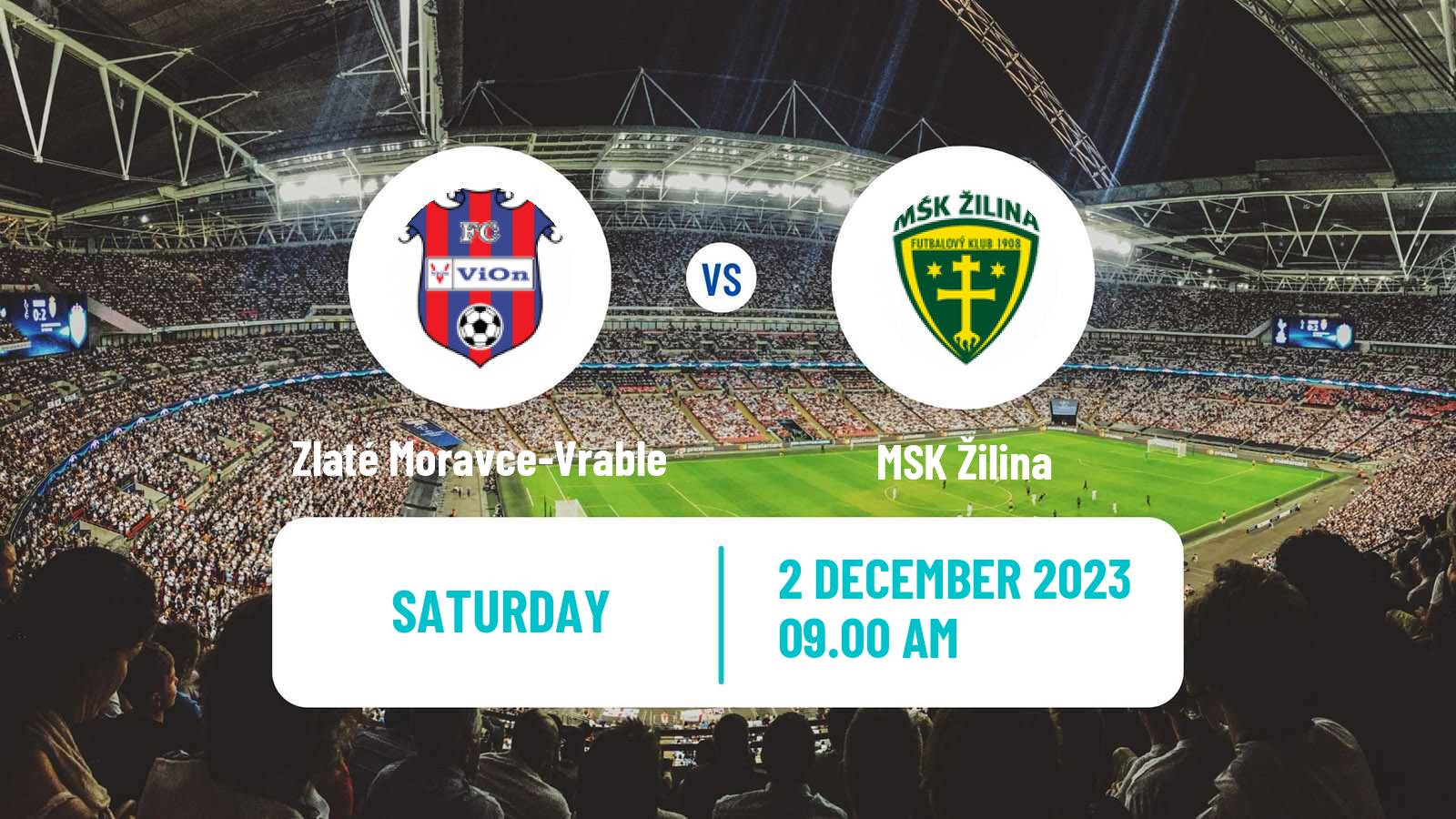 Soccer Slovak Superliga Zlaté Moravce-Vrable - Žilina