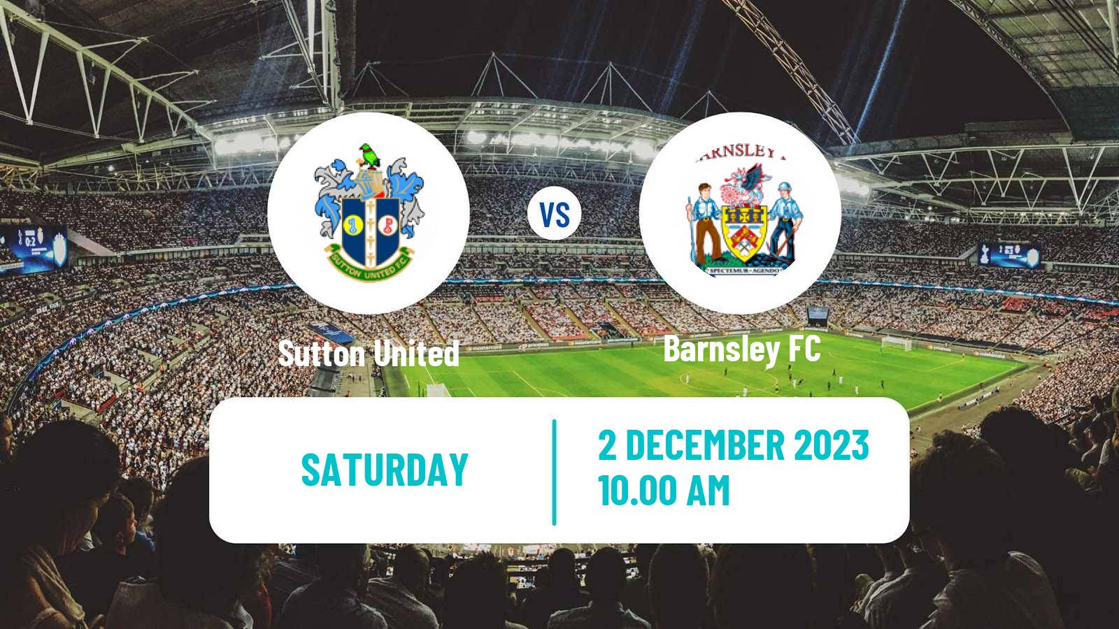 Soccer English FA Cup Sutton United - Barnsley