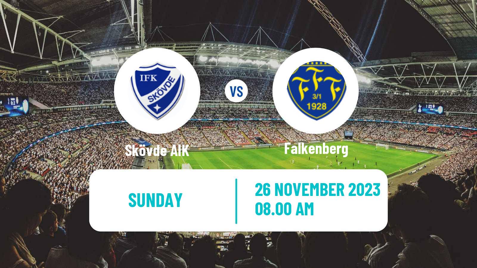 Soccer Swedish Division 1 Norra Skövde AIK - Falkenberg
