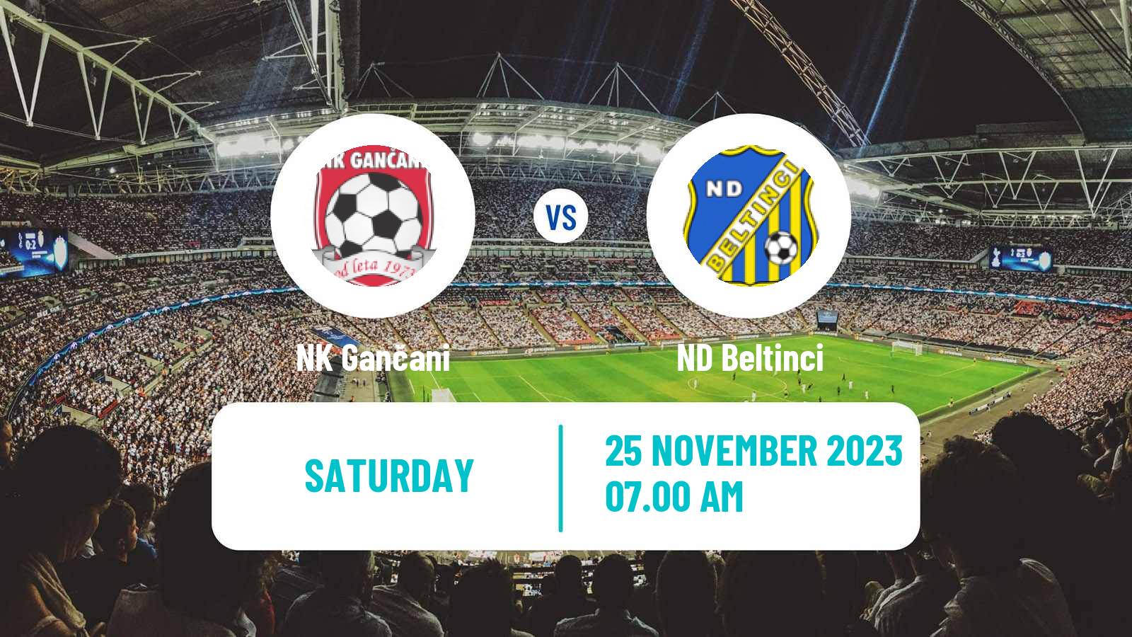 Soccer Slovenian Cup Gančani - Beltinci