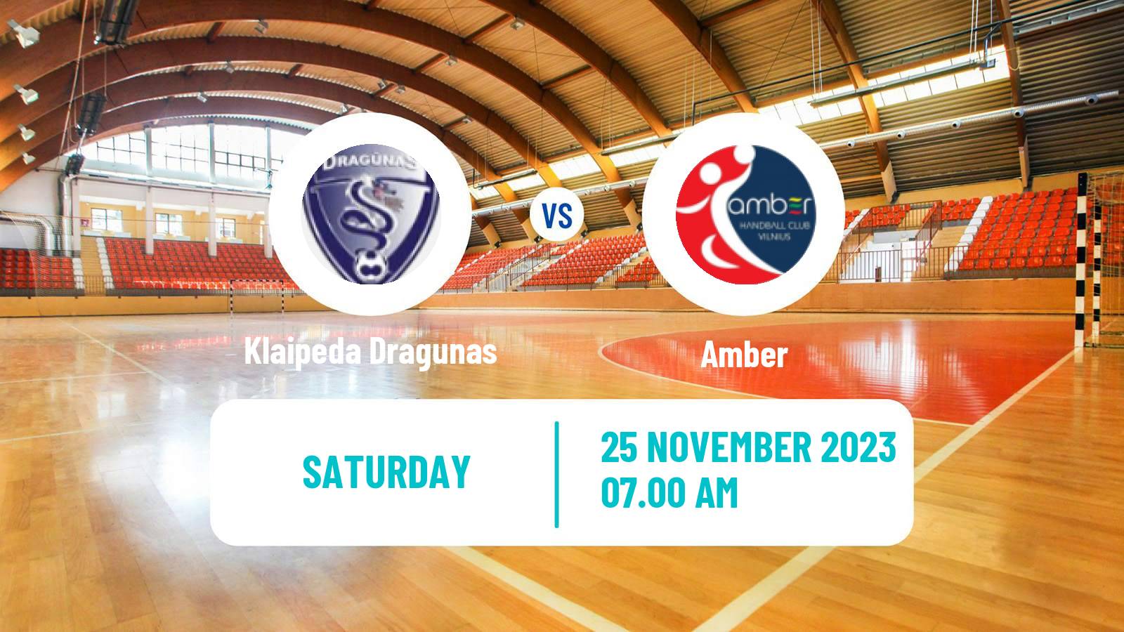 Handball Lietuvos Lyga Handball Klaipeda Dragunas - Amber