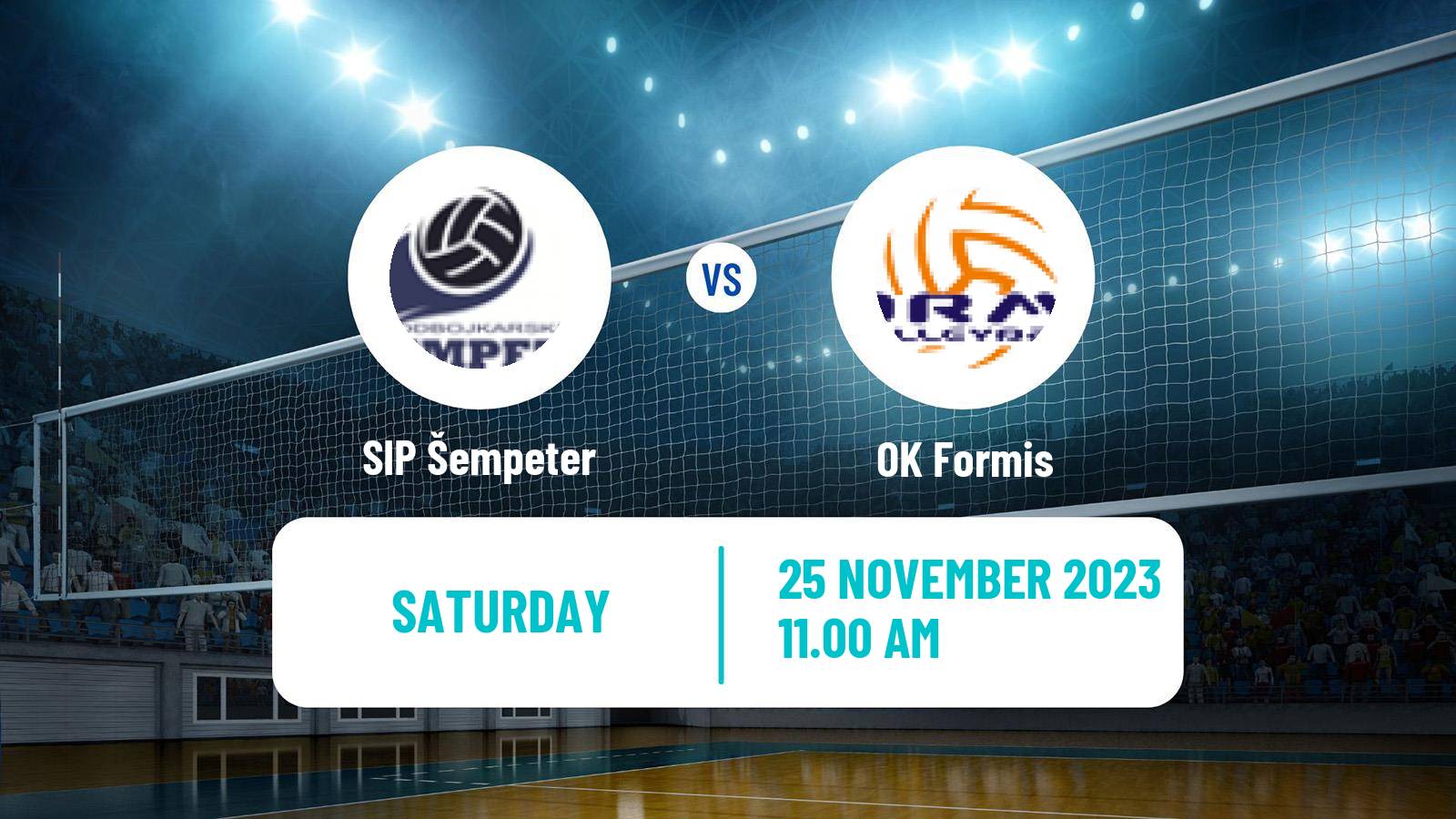 Volleyball Slovenian 1 DOL Volleyball Women SIP Šempeter - Formis