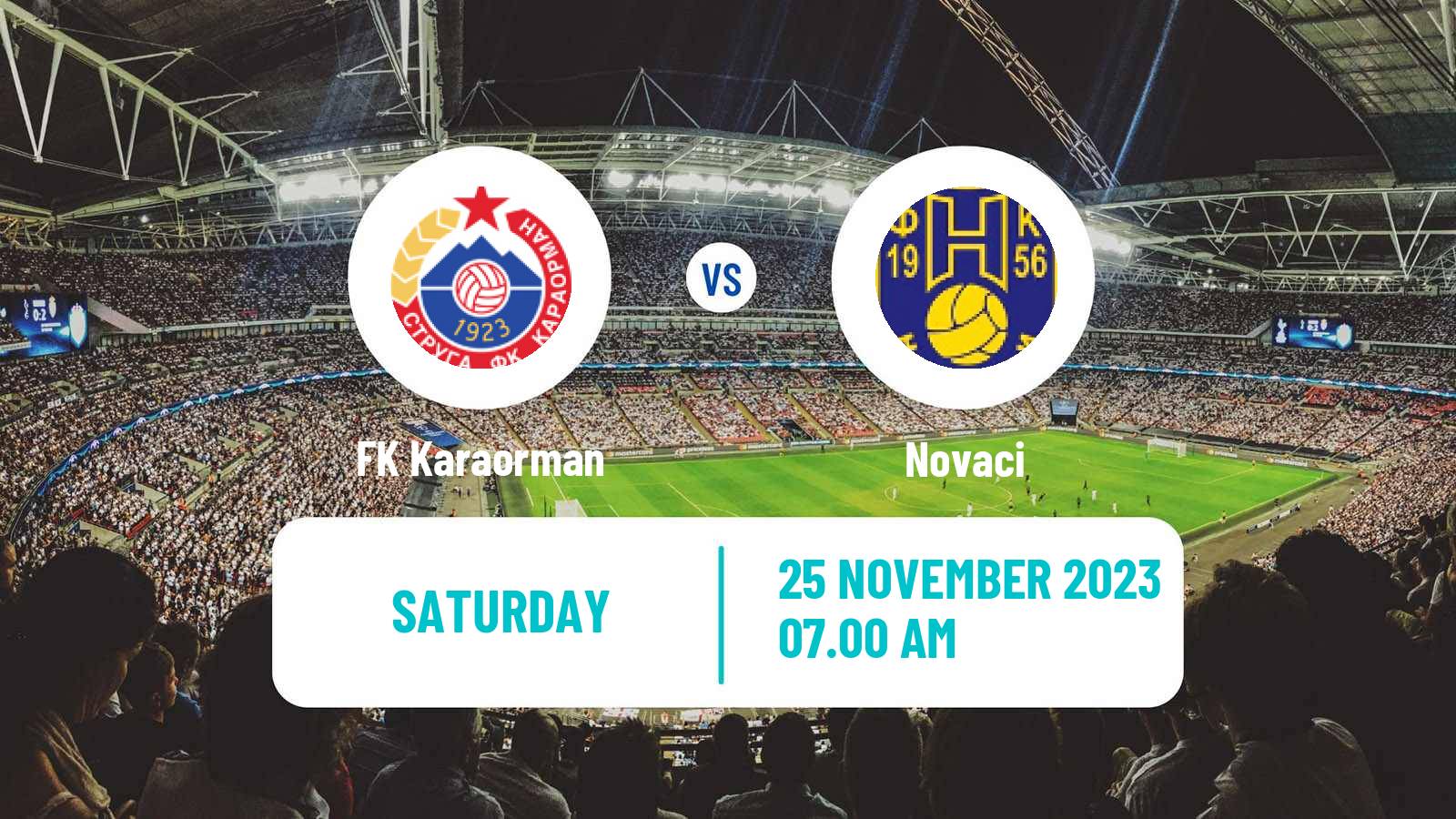 Soccer North Macedonian 2 MFL Karaorman - Novaci