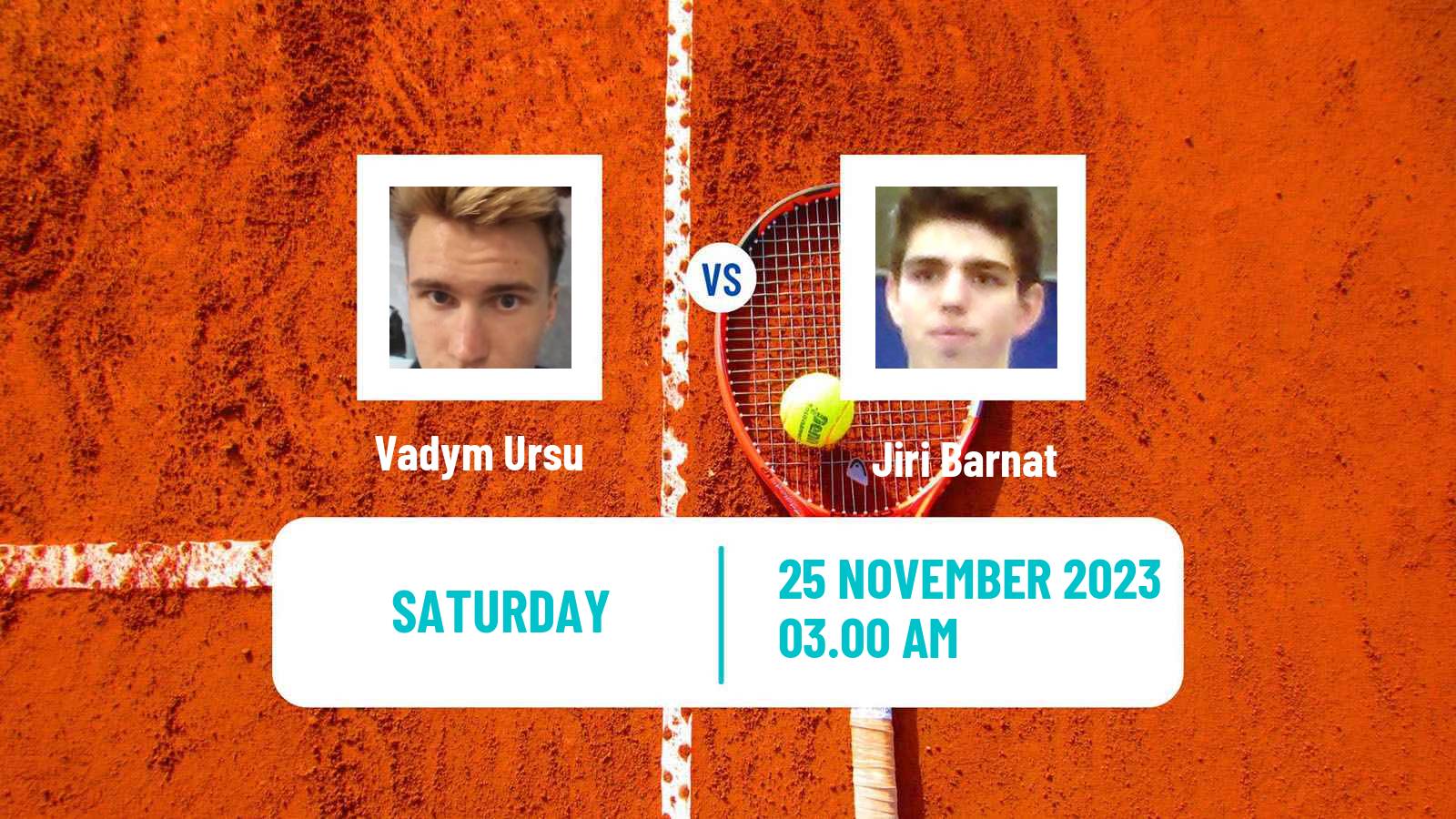 Tennis ITF M15 Sharm Elsheikh 17 Men Vadym Ursu - Jiri Barnat