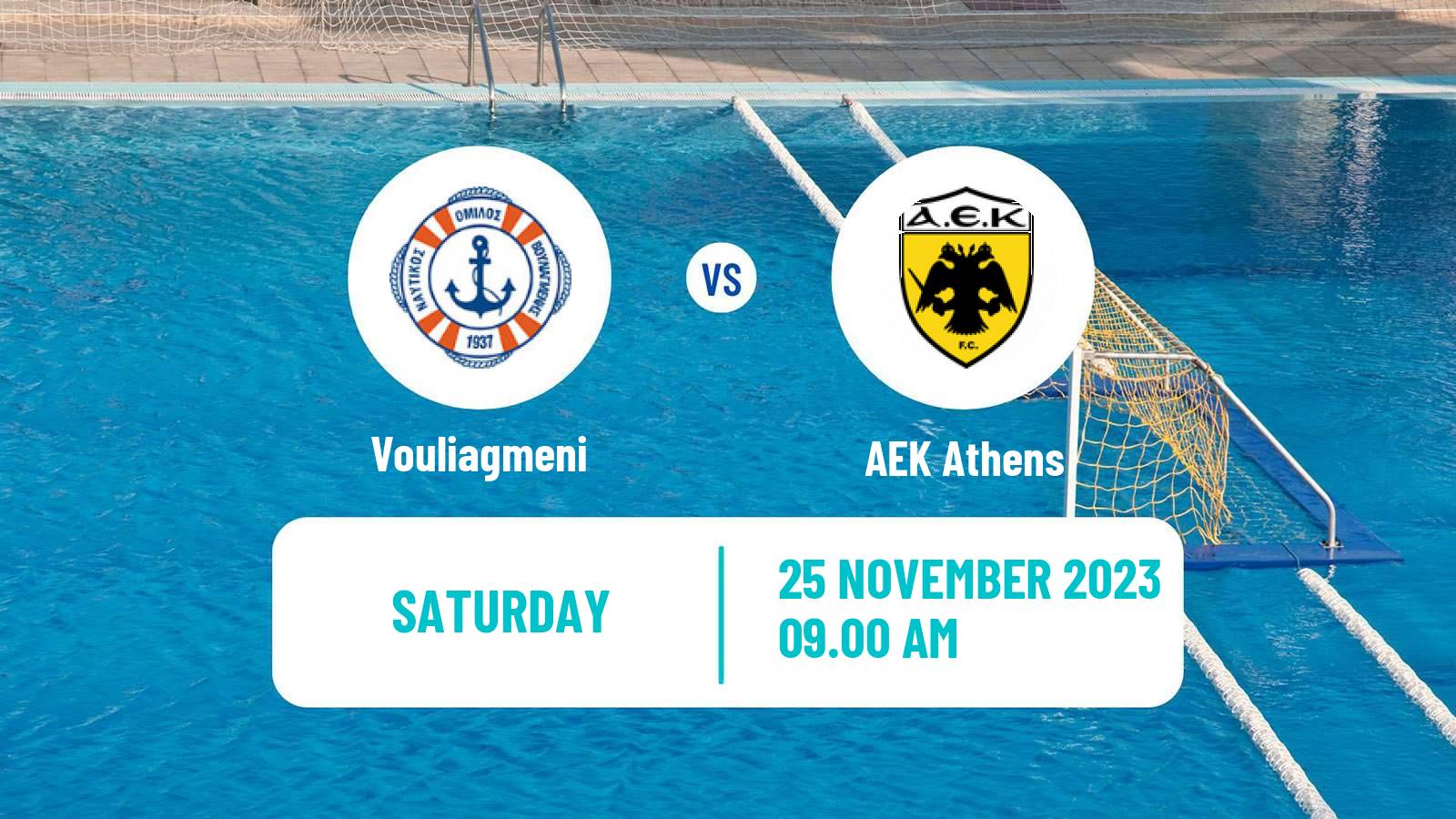 Water polo Greek A1 Water Polo Vouliagmeni - AEK Athens