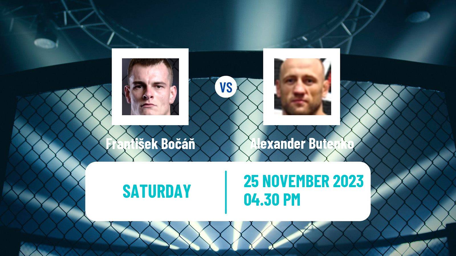 MMA Welterweight Rfa Men František Bočáň - Alexander Butenko