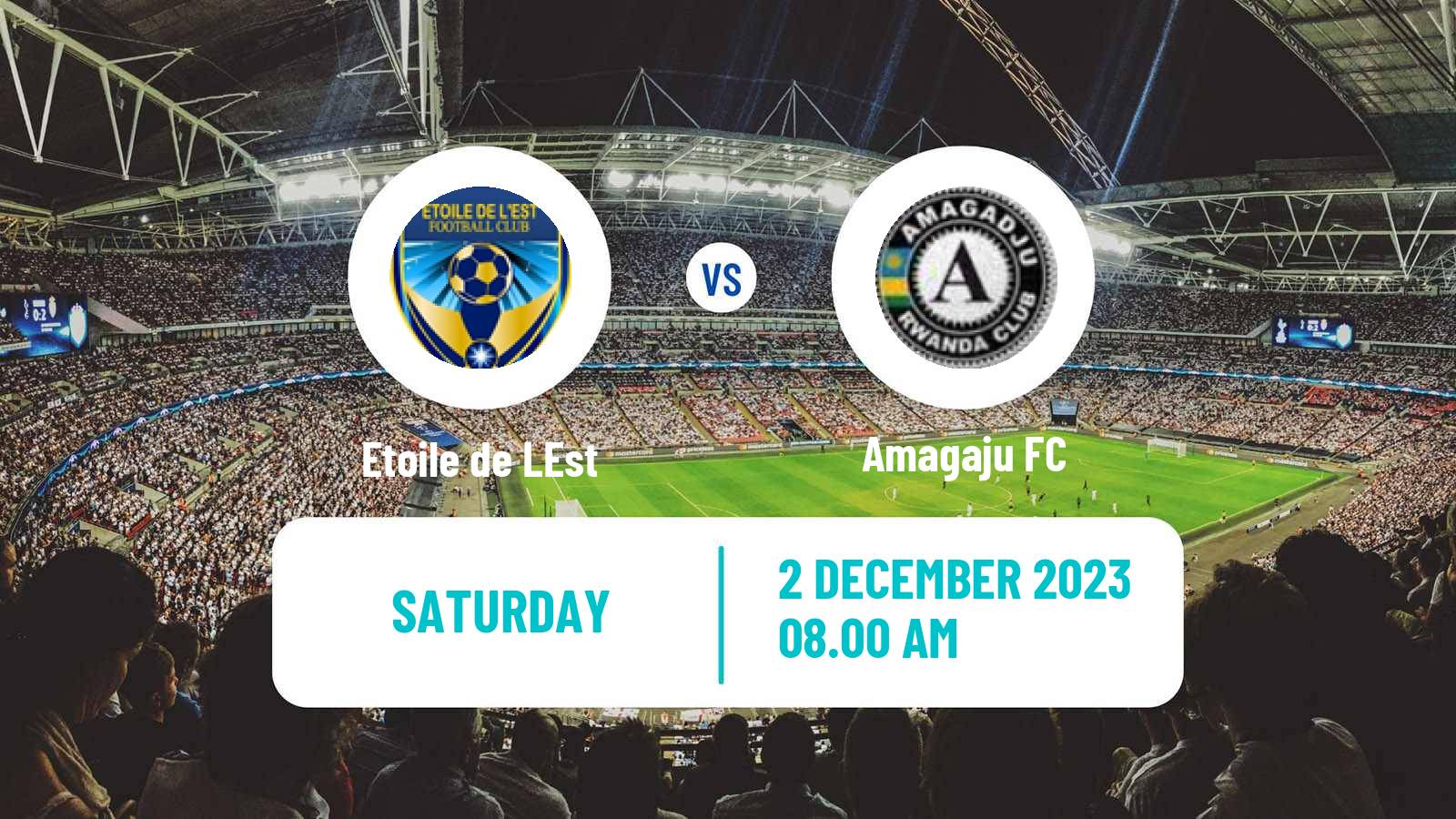 Soccer Rwanda Premier League Etoile de LEst - Amagaju