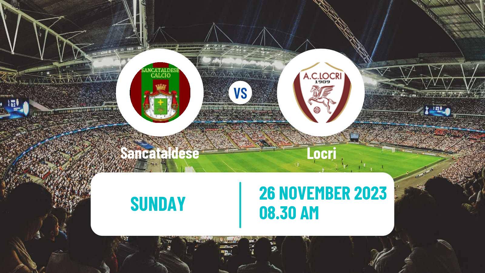 Soccer Italian Serie D - Group I Sancataldese - Locri