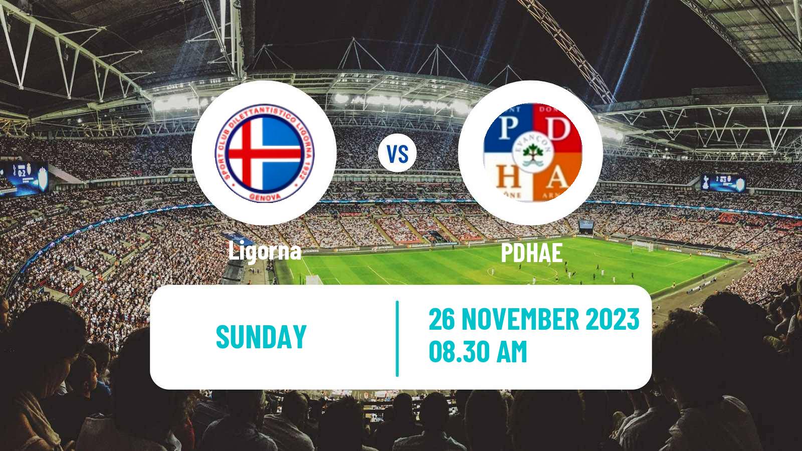 Soccer Italian Serie D - Group A Ligorna - PDHAE