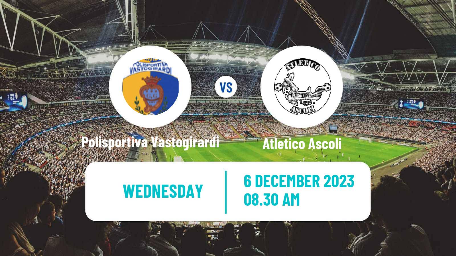 Soccer Italian Serie D - Group F Polisportiva Vastogirardi - Atletico Ascoli