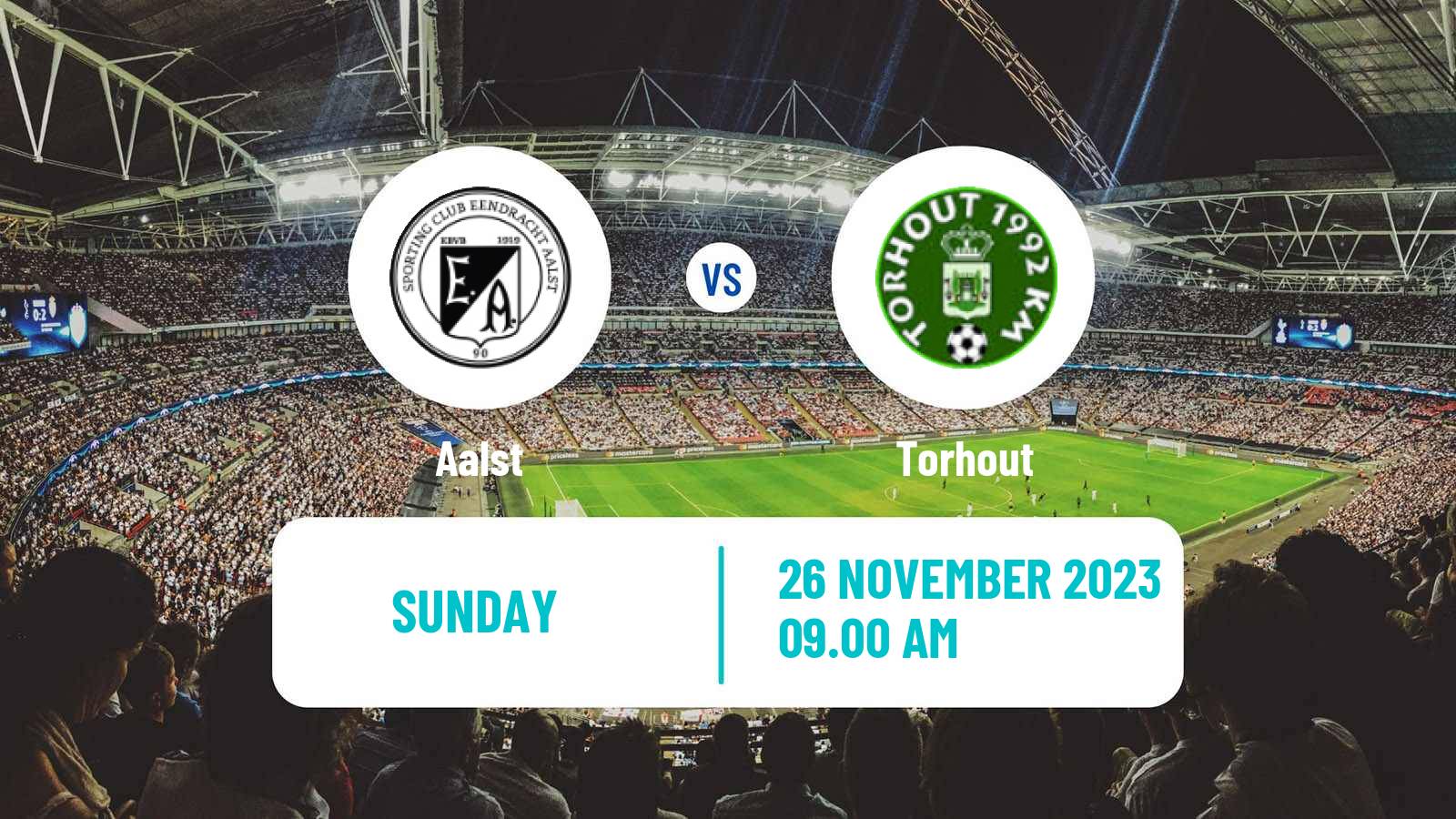 Soccer Belgian Second Amateur Division Group A Aalst - Torhout
