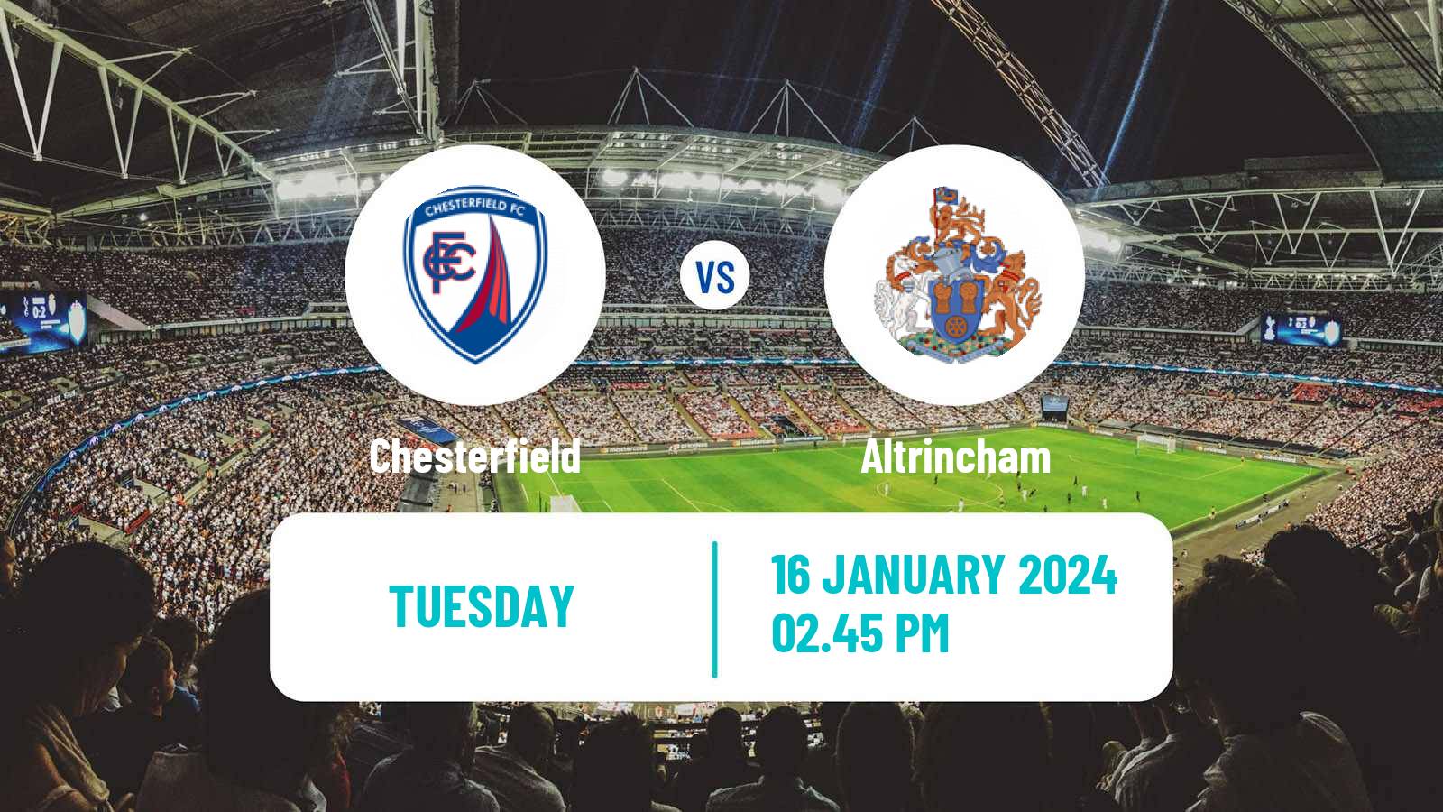 Soccer English National League Chesterfield - Altrincham