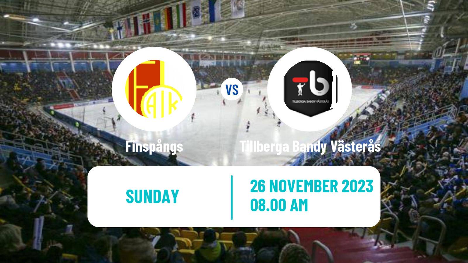Bandy Swedish Allsvenskan Bandy Finspångs - Tillberga Bandy Västerås