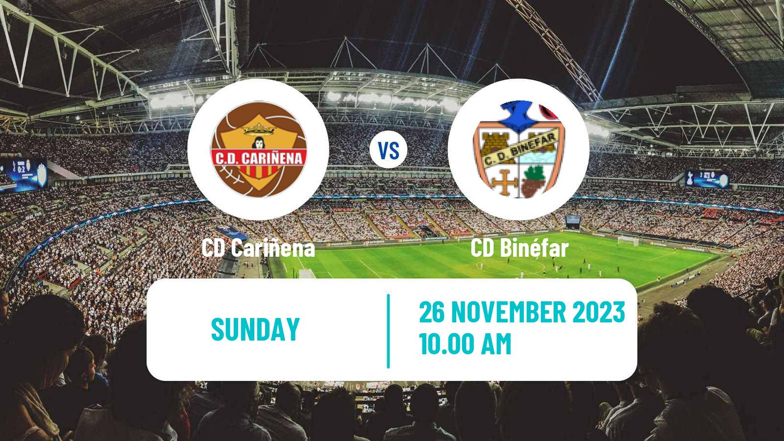 Soccer Spanish Tercera RFEF - Group 17 Cariñena - Binéfar